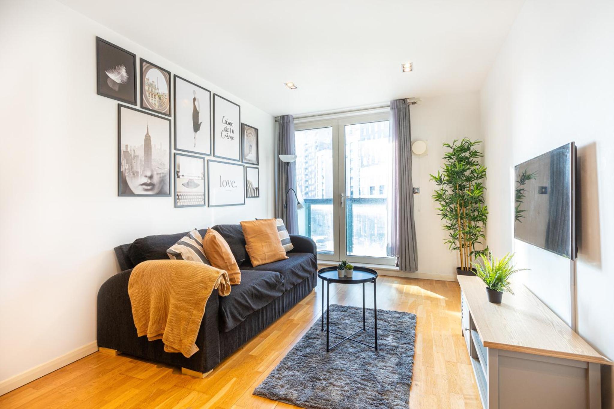Affordable & Modern 1 Bedroom Apartment Canary Wharf