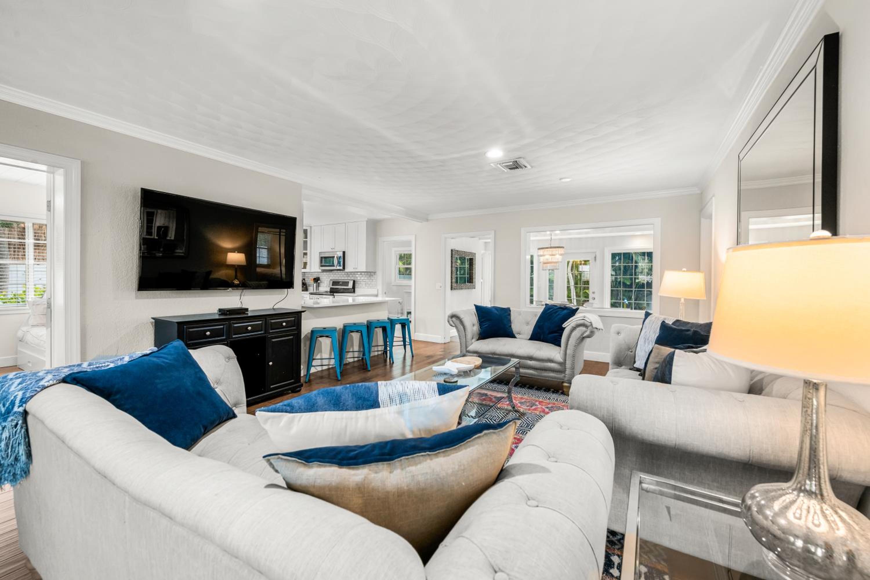 A Wave From It All - New Luxury Renovated Home Heated Pool Cabana Hammock Walk to Beach view 4