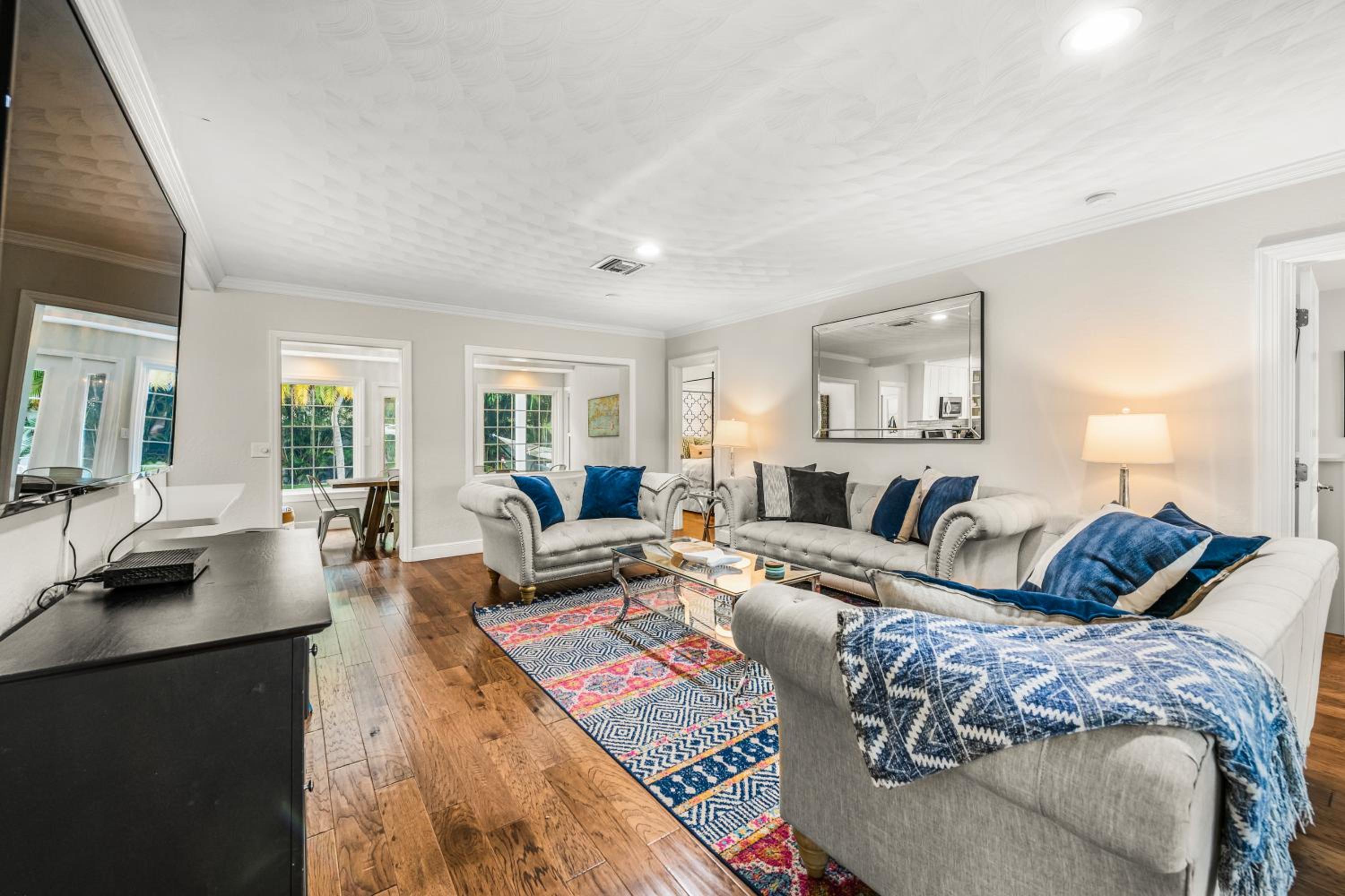 A Wave From It All - New Luxury Renovated Home Heated Pool Cabana Hammock Walk to Beach view 5