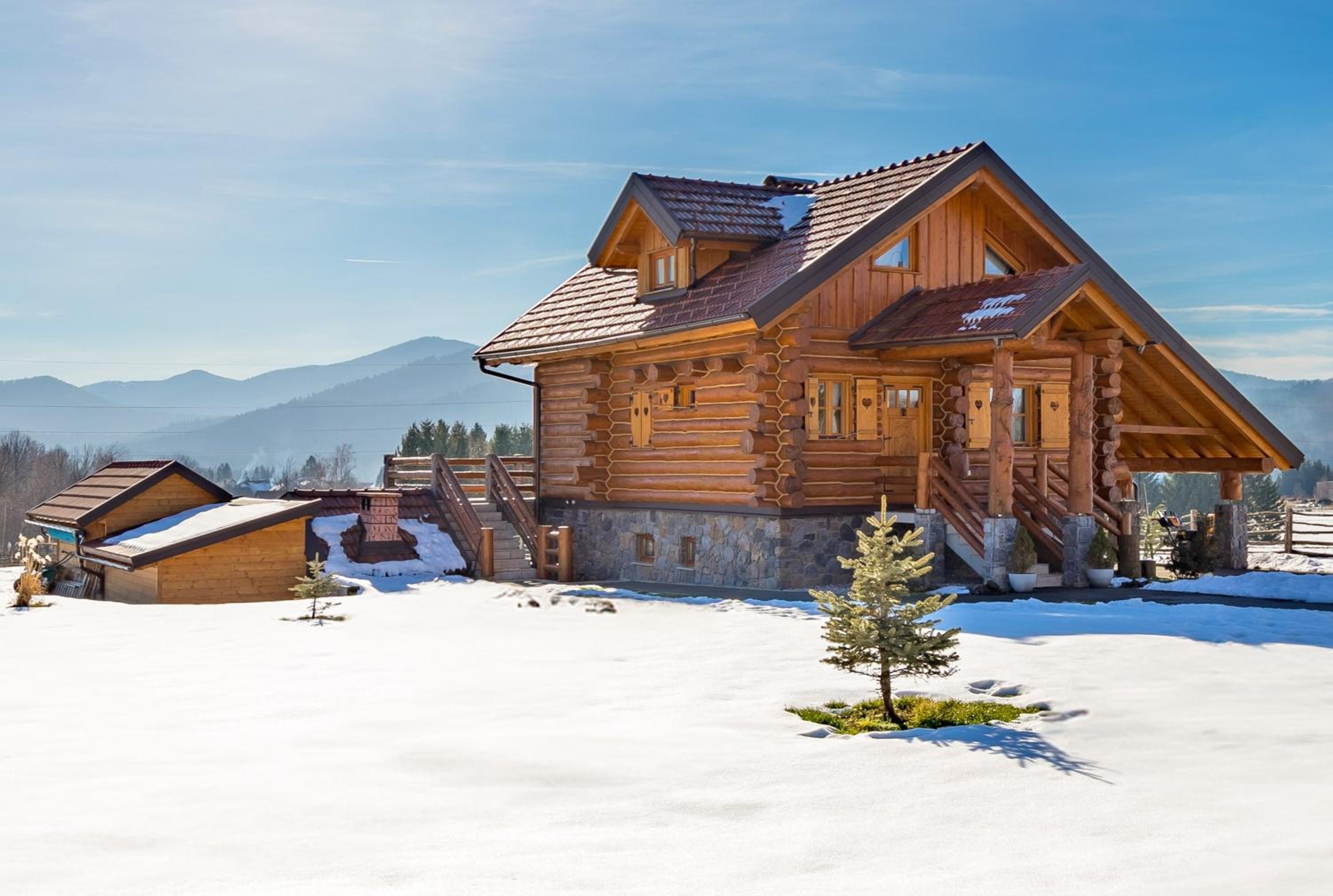 Log home Mountain Mama view 4