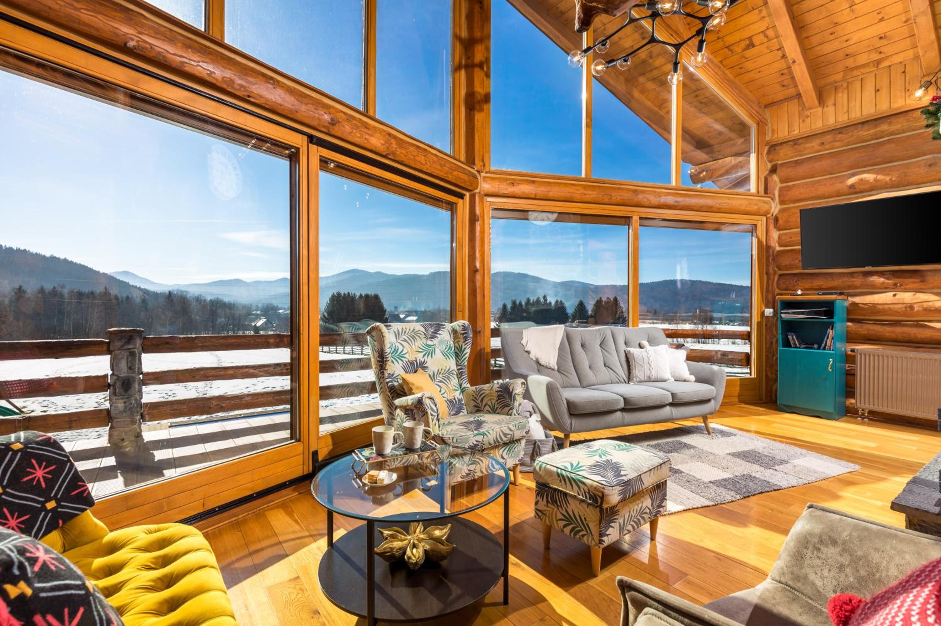 Log home Mountain Mama view 3