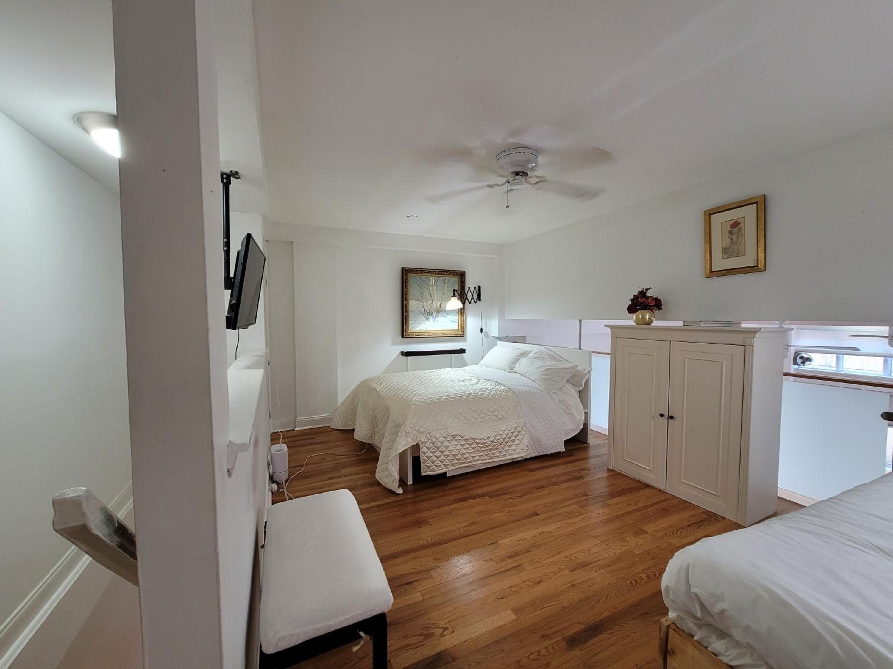 Triplex loft with host present