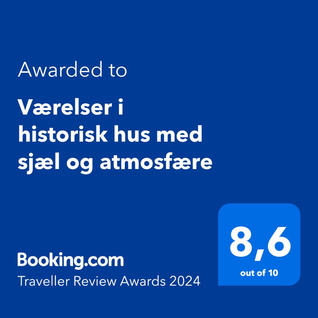 Værelser i historisk hus med sjæl og atmosfære
