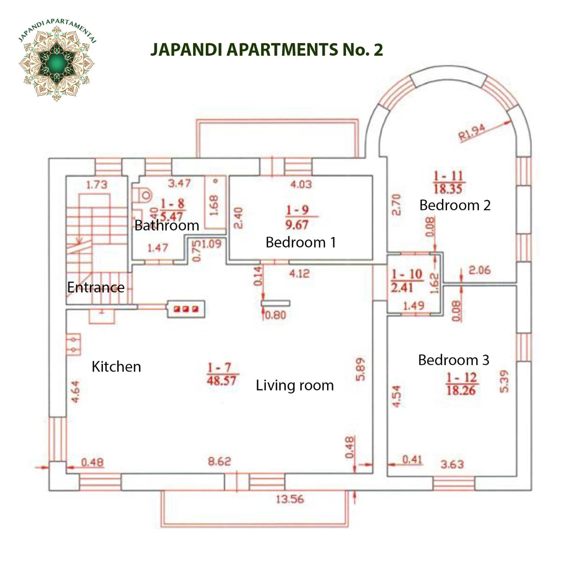 Japandi apartamentai