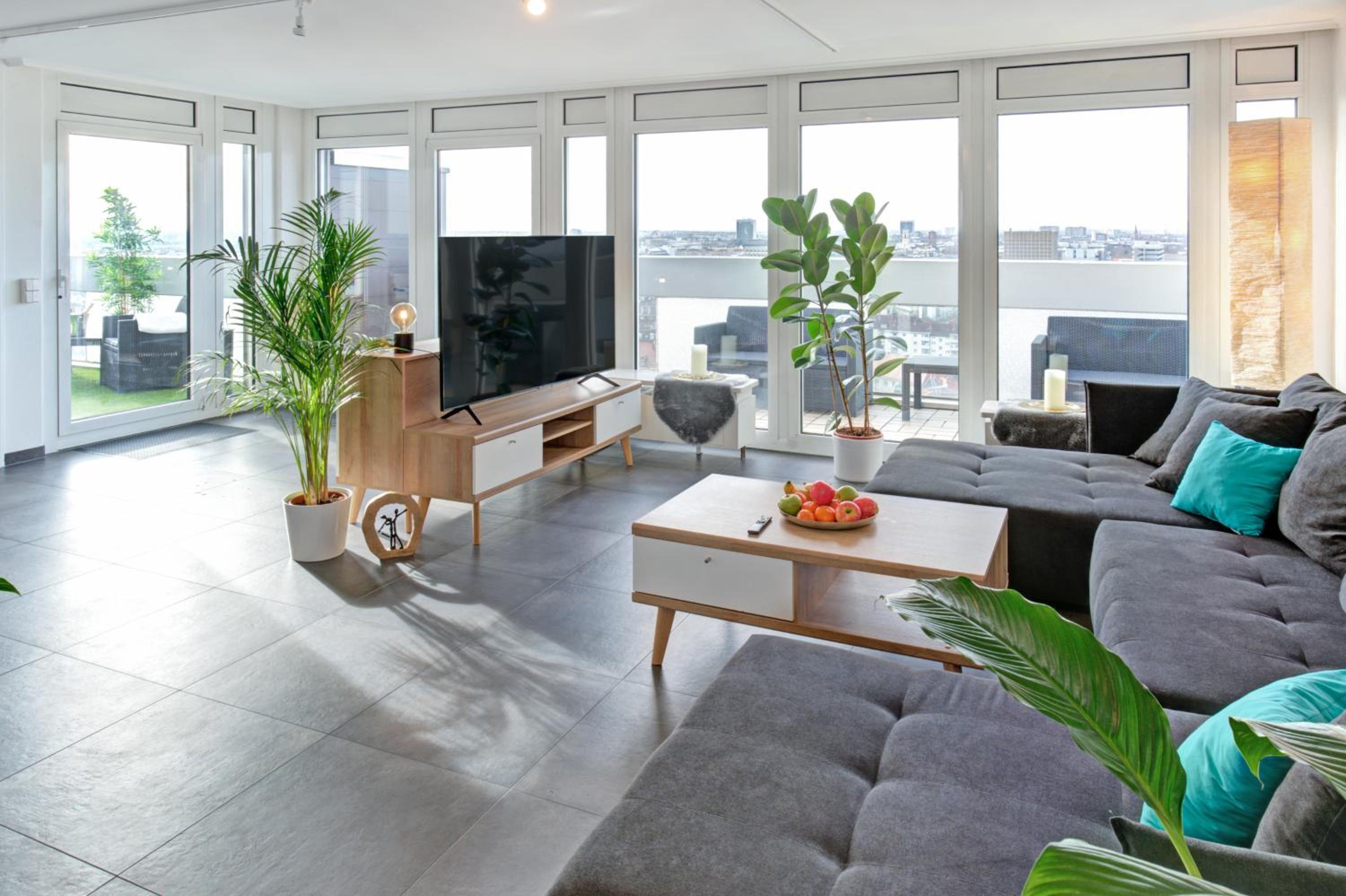 Das Penthouse - Jacuzzi - BBQ - Dachterrasse