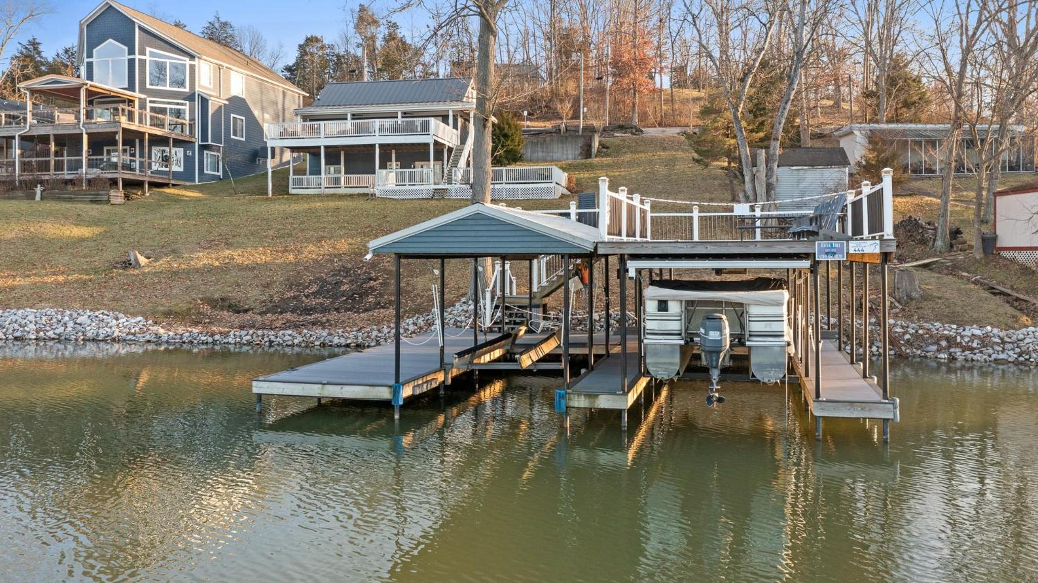 Lakefront, Private Covered Dock, Huge Balconies view 3