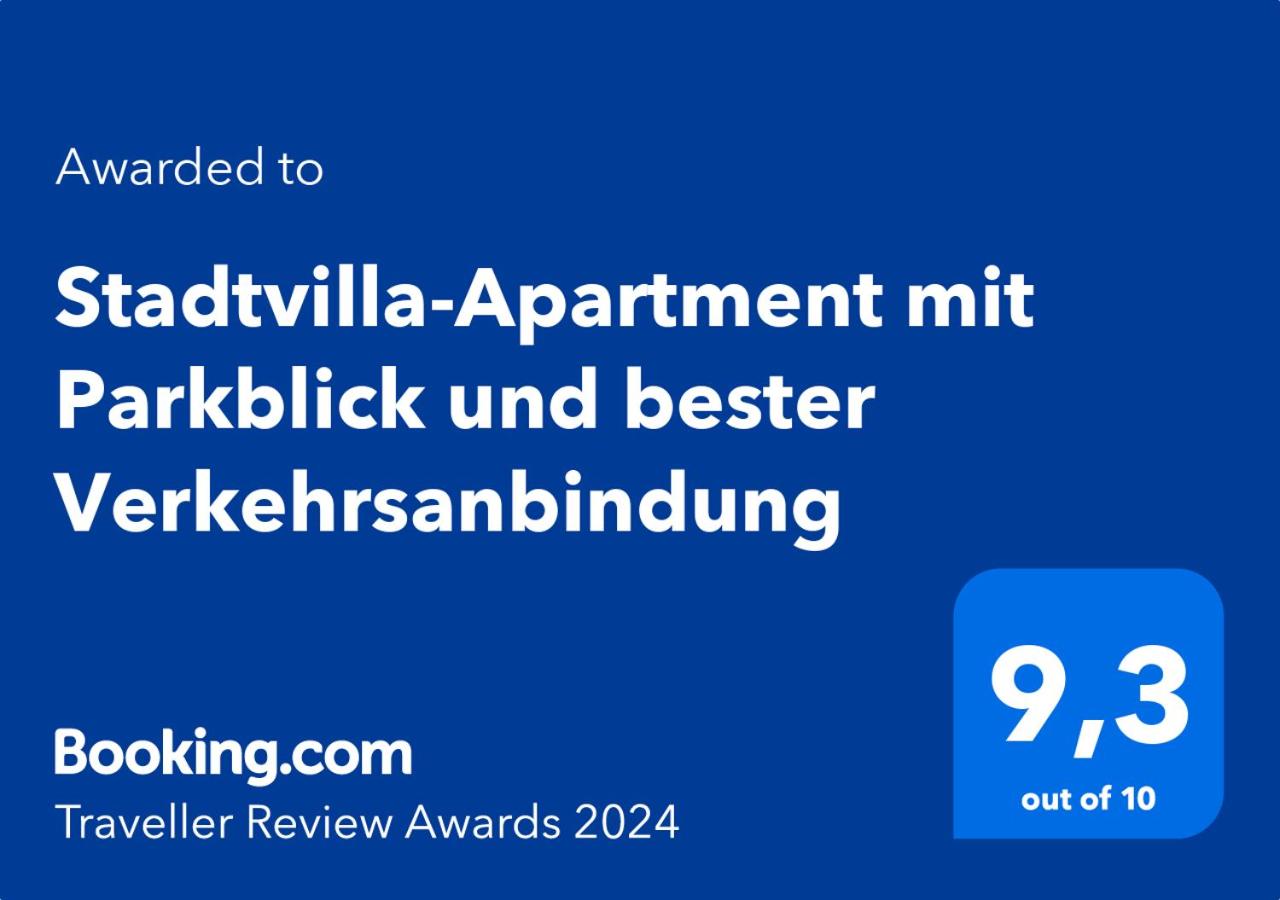 Stadtvilla-Apartment mit Parkblick und bester Verkehrsanbindung
