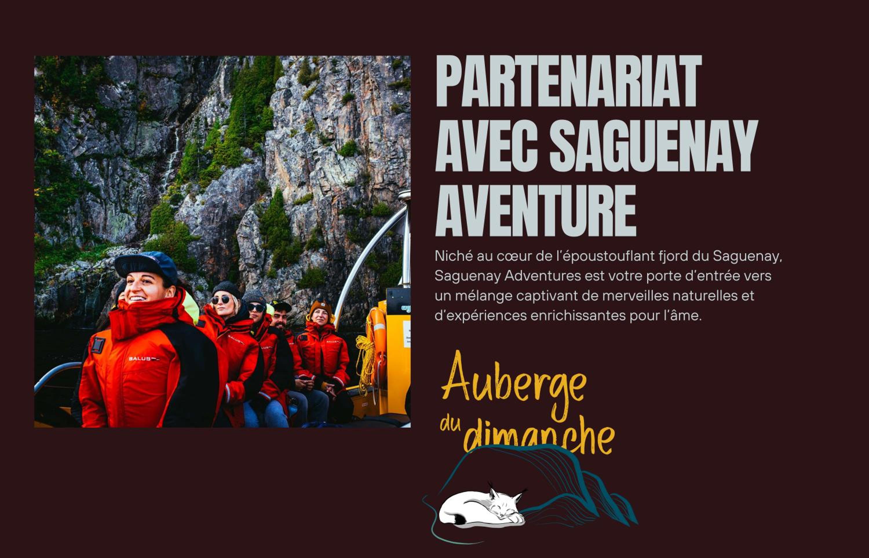 AUBERGE DU DIMANCHE - Hotel - Fjord-du-Saguenay - l'Anse-Saint-Jean - Riviere-Eternite