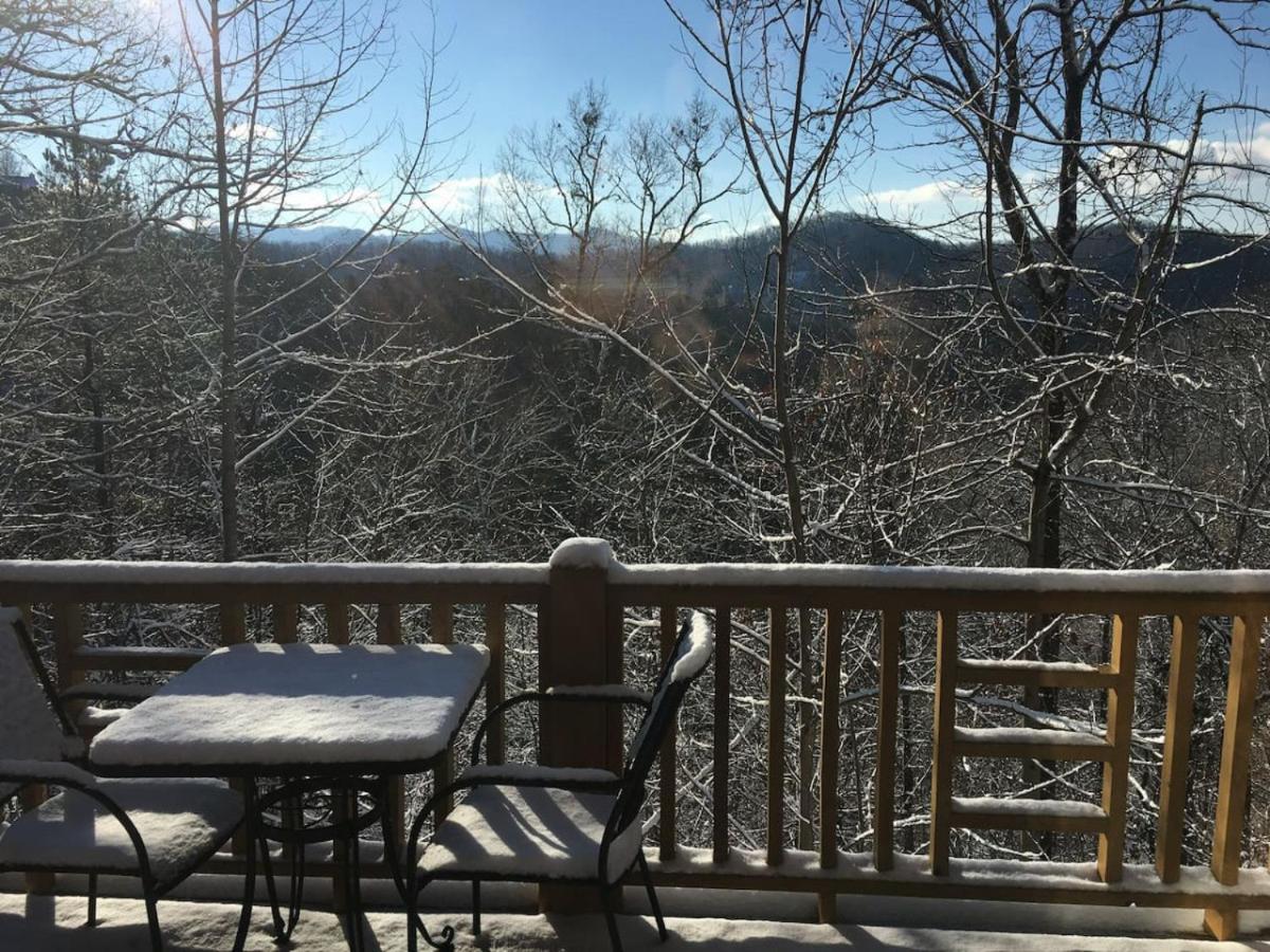 Mountain Top Log Cabin, HOT TUB, fire-pit, WiFi