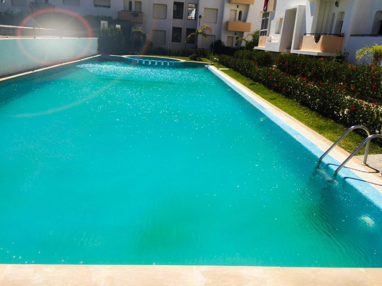 Fantastique Appartement avec piscine sur la plage de Achakar de Tanger - proche du Cap Spartel & la Grotte d'Hercule