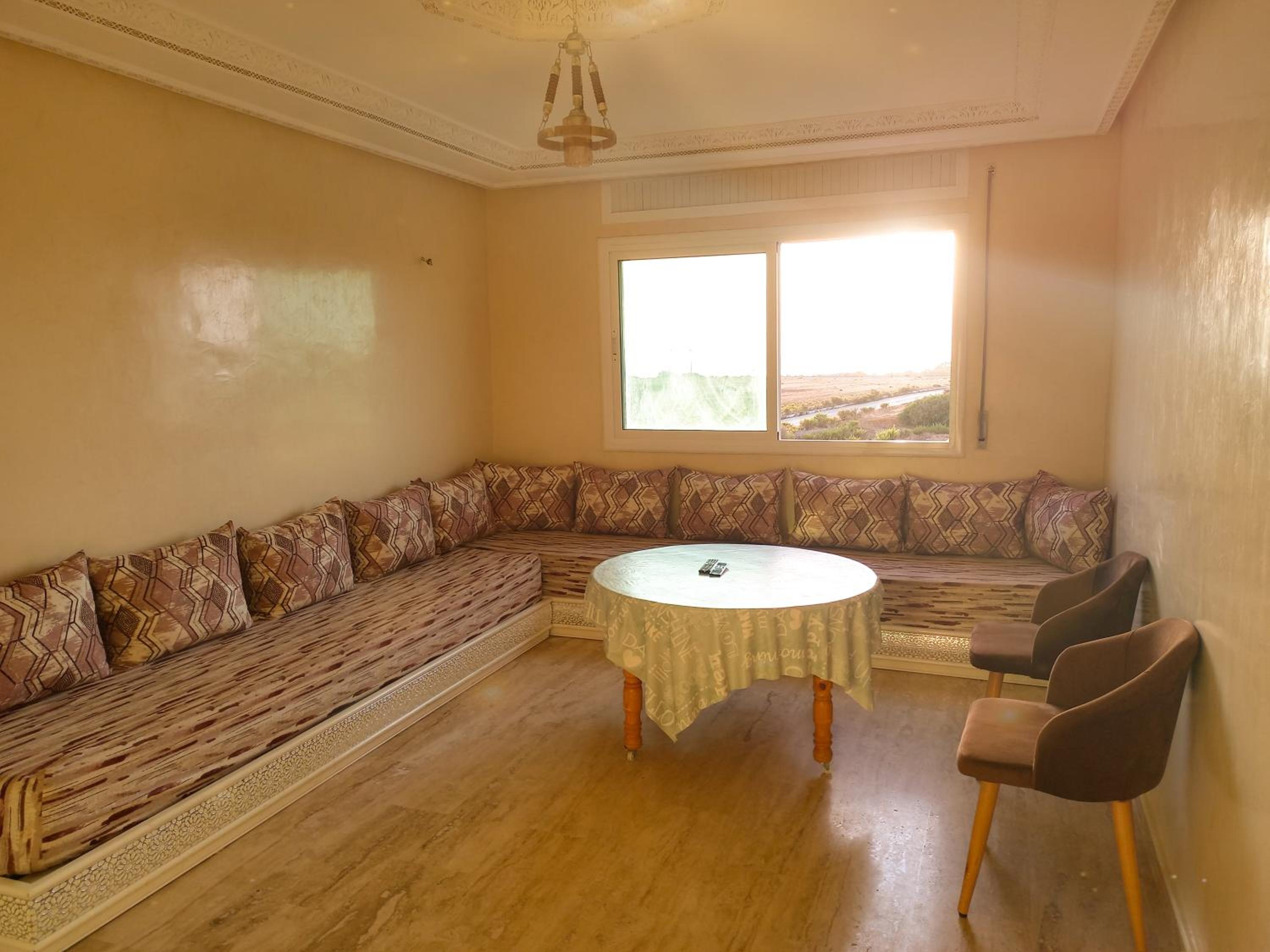 Fantastique Appartement avec piscine sur la plage de Achakar de Tanger - proche du Cap Spartel & la Grotte d'Hercule