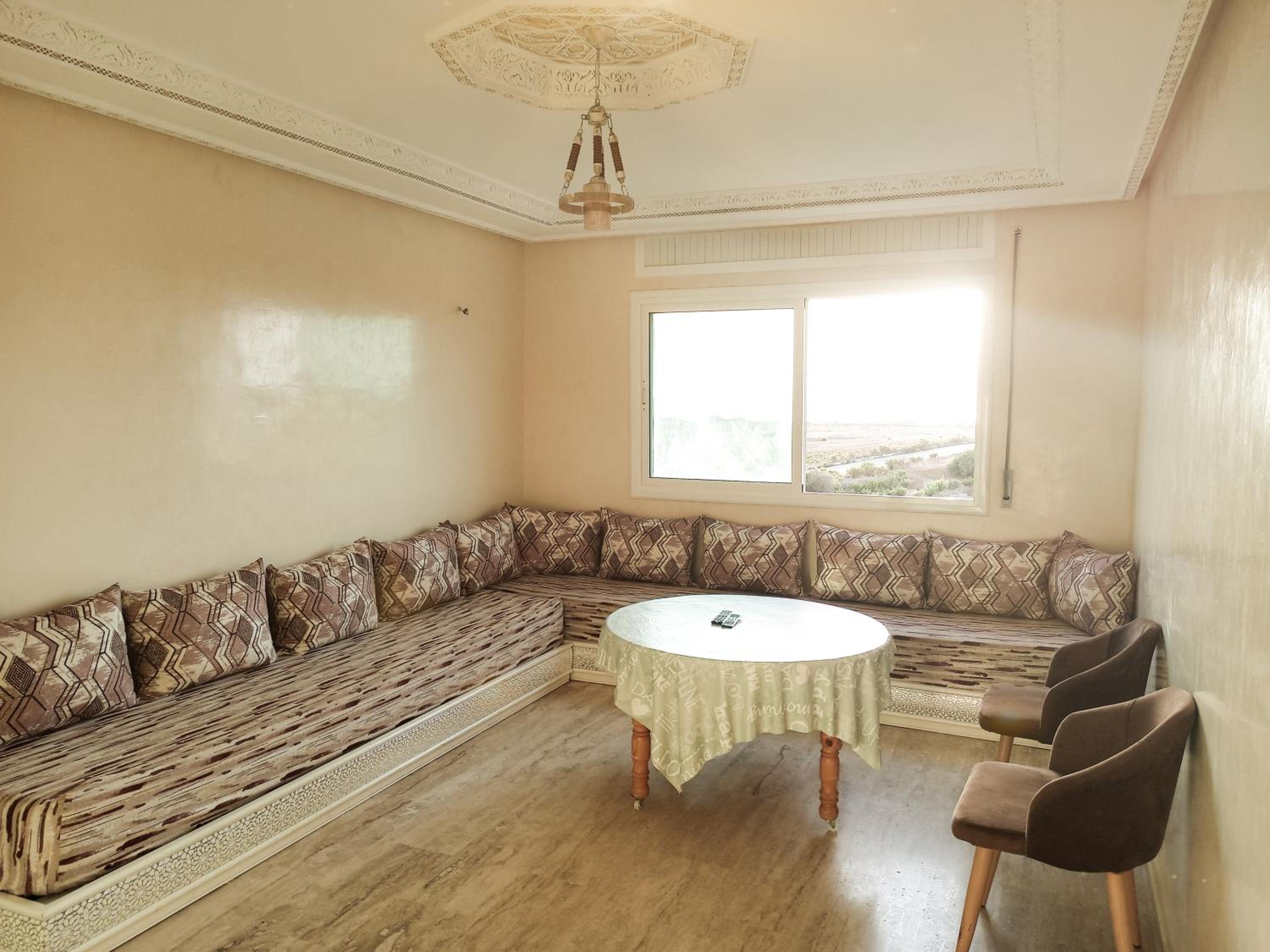 Fantastique Appartement avec piscine sur la plage de Achakar de Tanger - proche du Cap Spartel & la Grotte d'Hercule