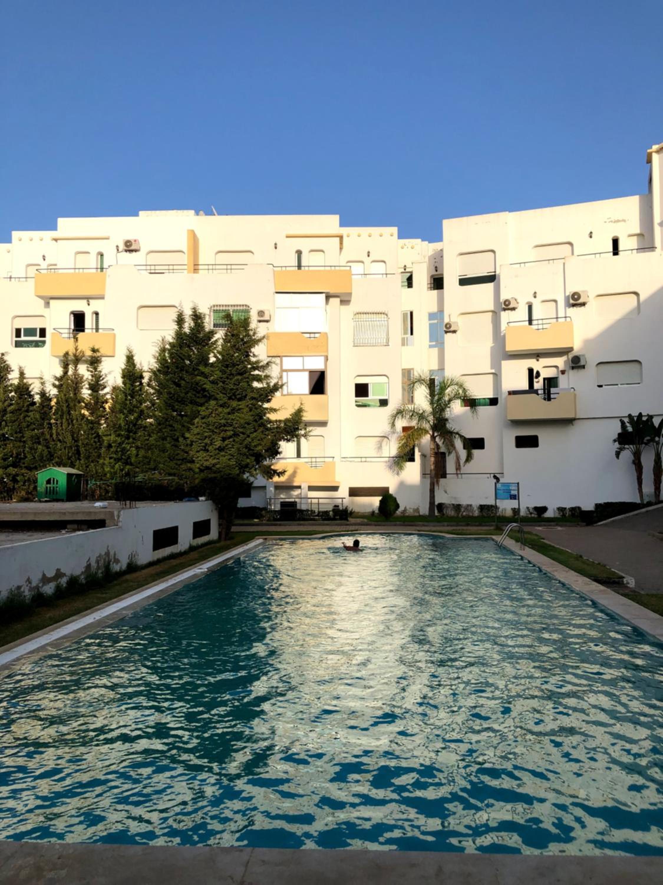 Fantastique Appartement avec piscine sur la plage de Achakar de Tanger - proche du Cap Spartel & la Grotte d'Hercule