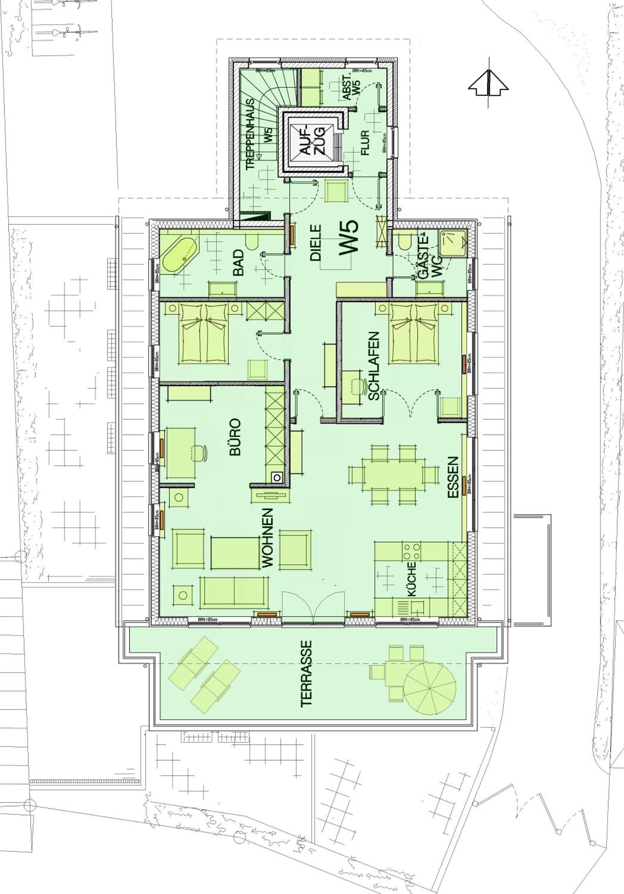 fewo1846 - Penthouse Museumsberg - zwei Schlafzimmer und zwei Bäder mit Dachterrasse