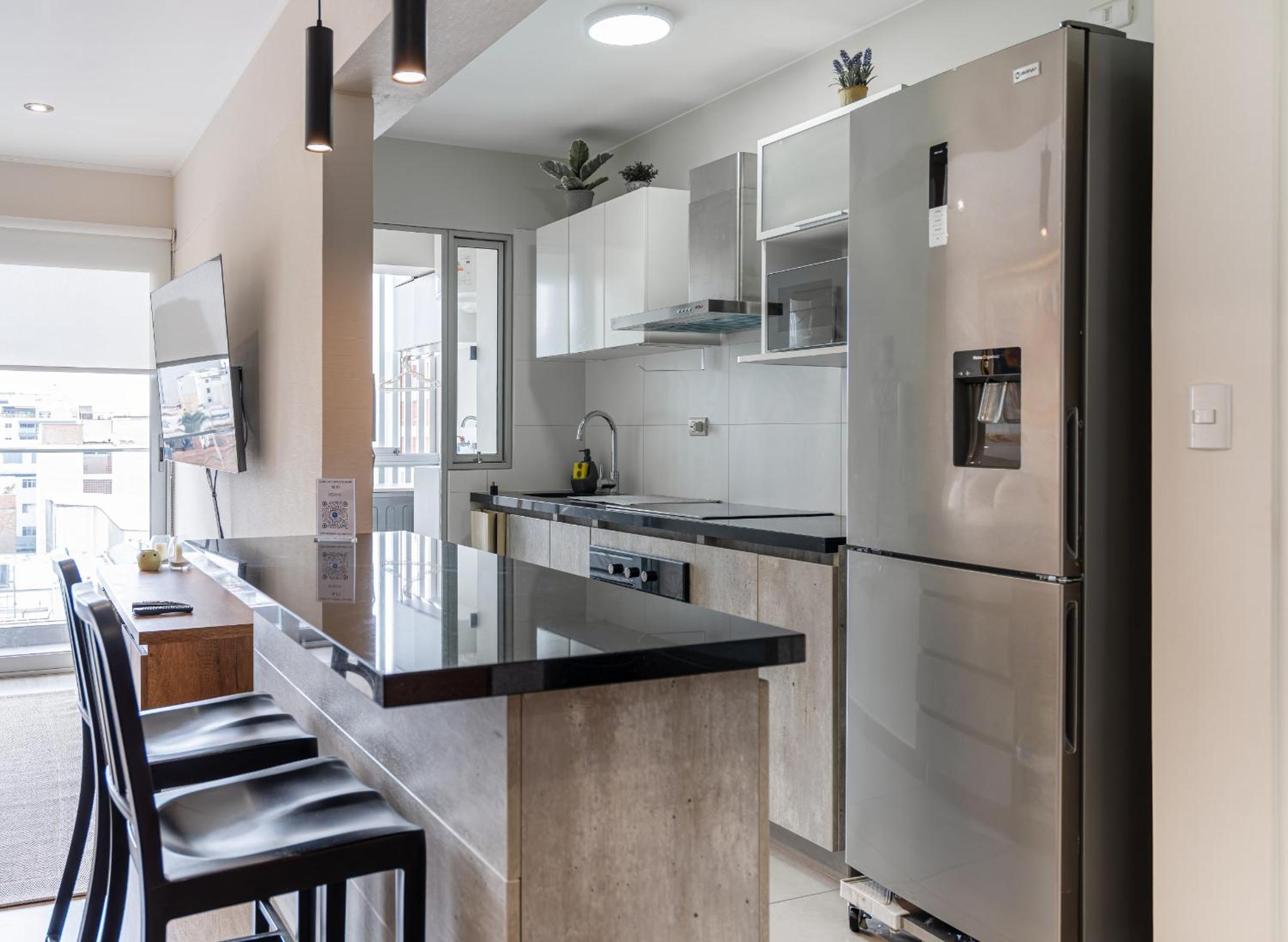 Modern 1BR Loft close to the seawalk of Miraflores