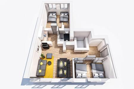 MARIENPLATZ Apartment 2 bedrooms living room kitchen