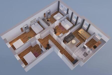 Grand Apartment close to the Isar and Citycenter