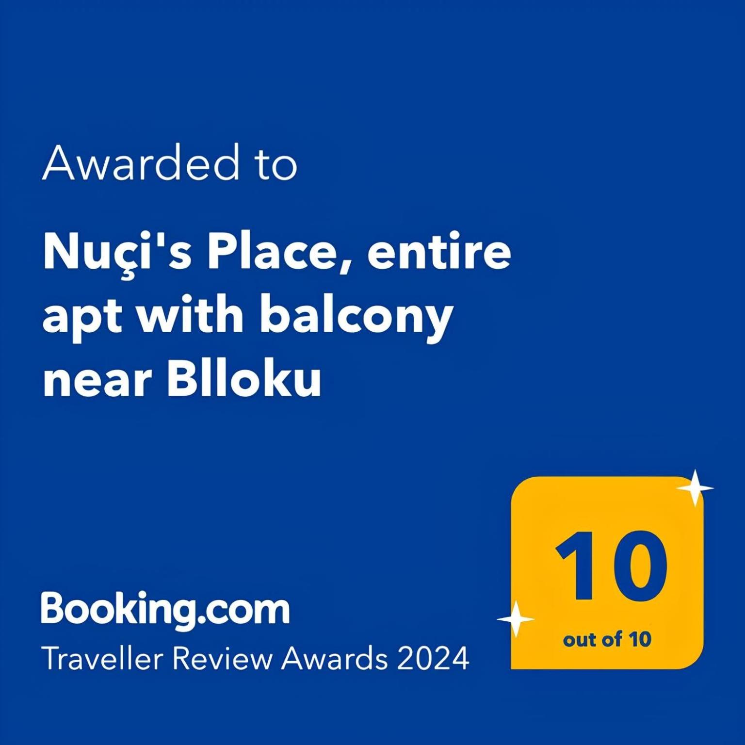 Nuçi's Place Lovely apt with balcony 15 min from Blloku
