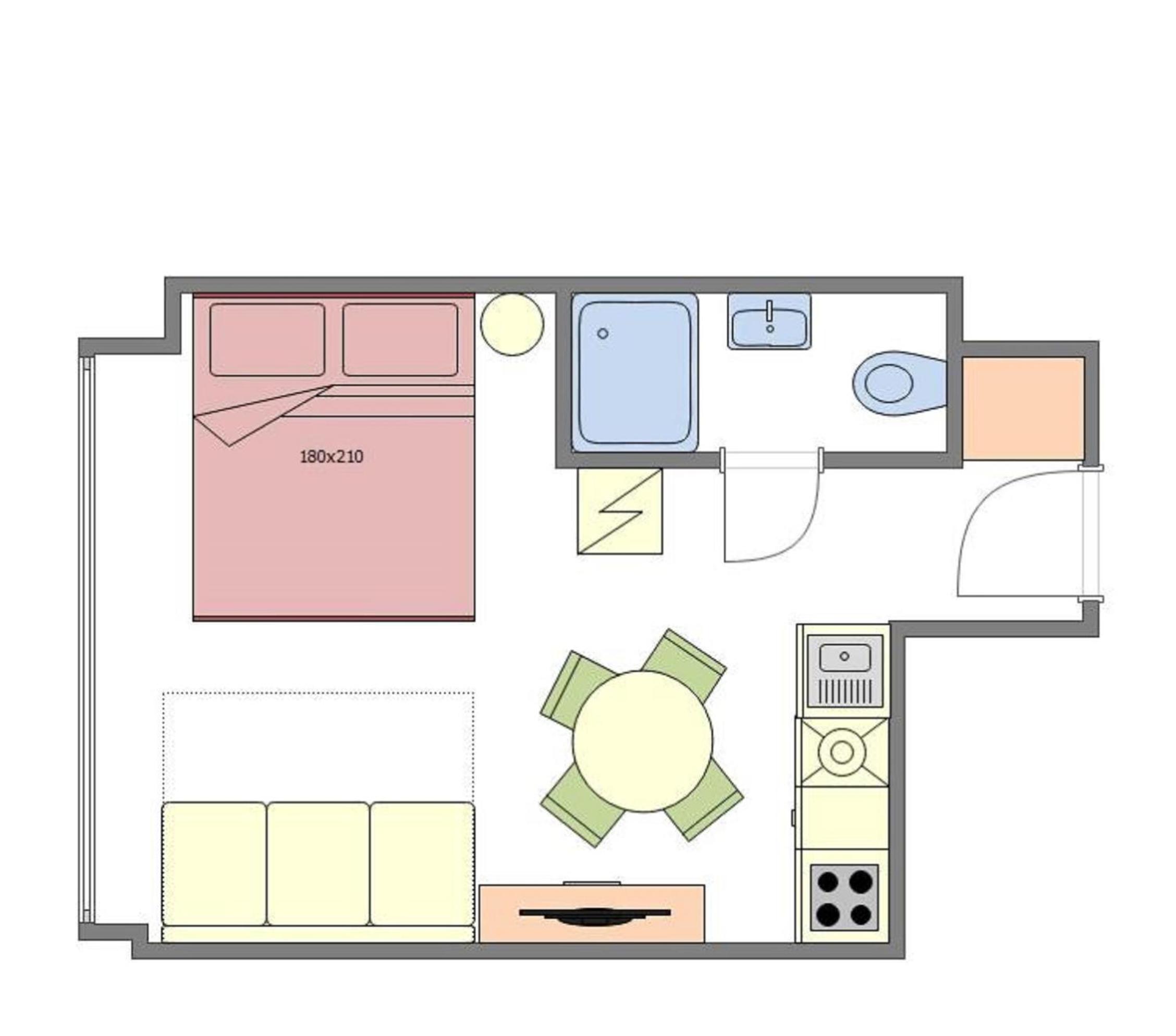 Cozy studio in the main city center