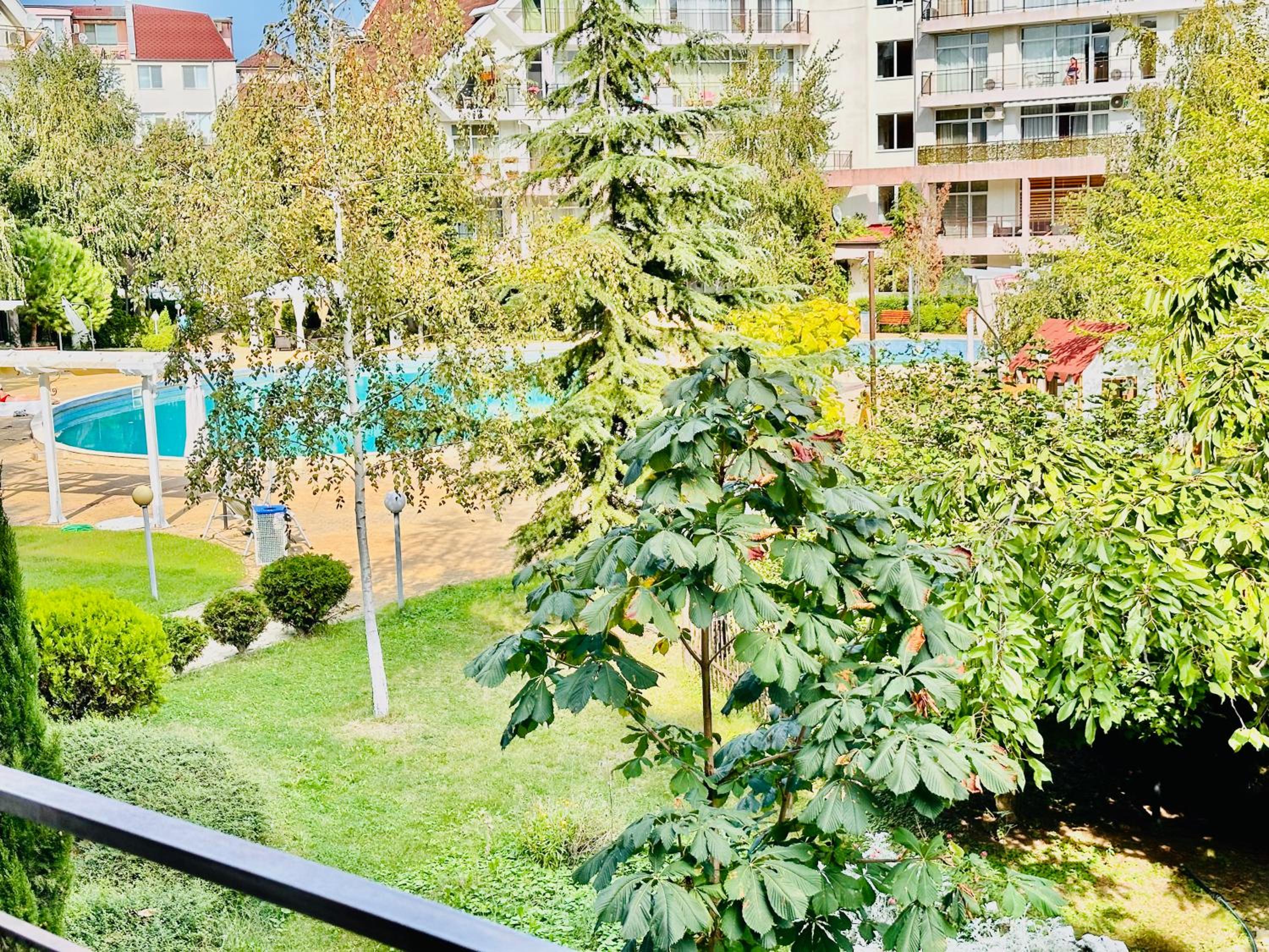 Charming 2-bed flat with pool view in Sunny Beach, Bulgaria