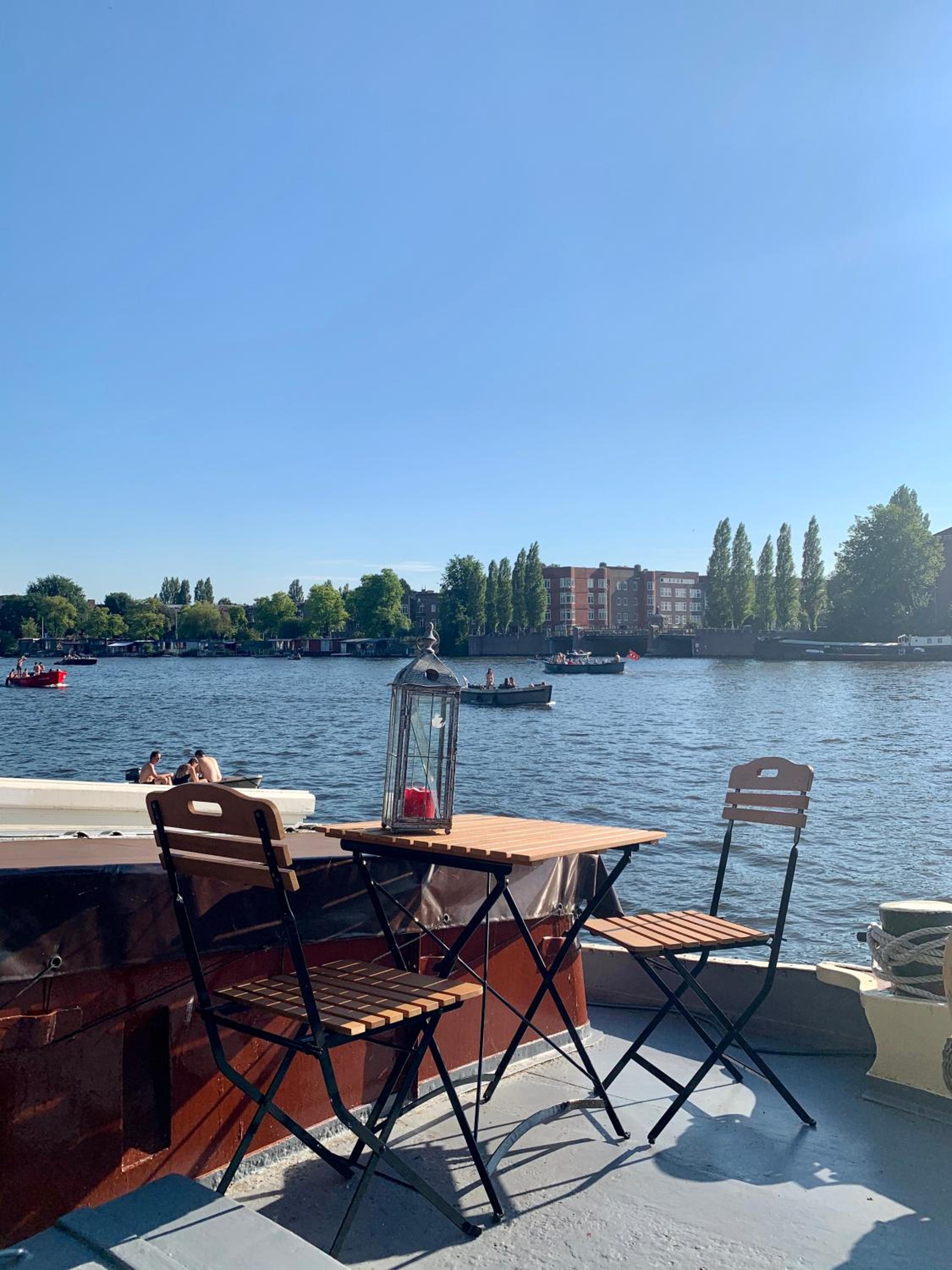 Houseboat in Amsterdam