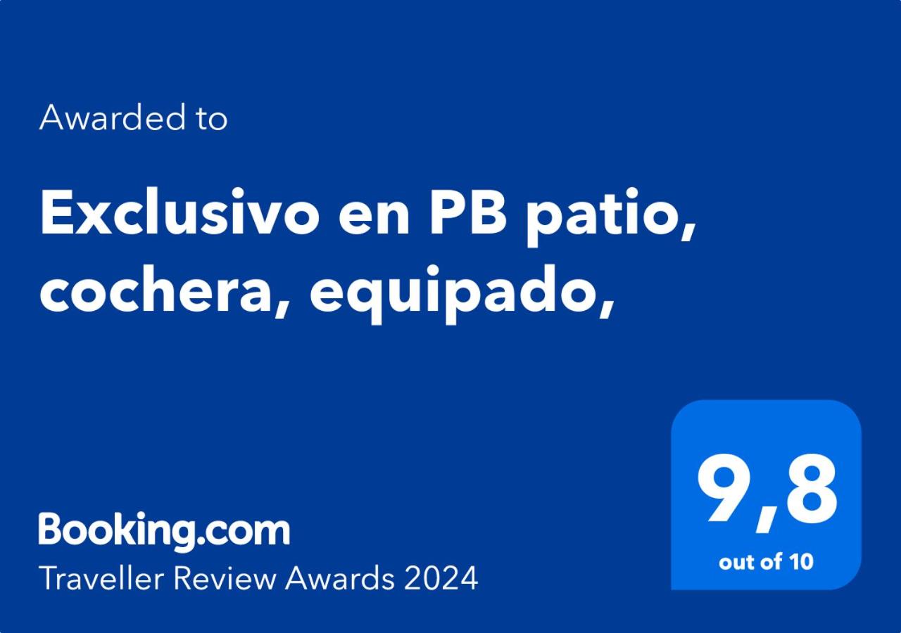 Exclusivo en PB patio, cochera, equipado,