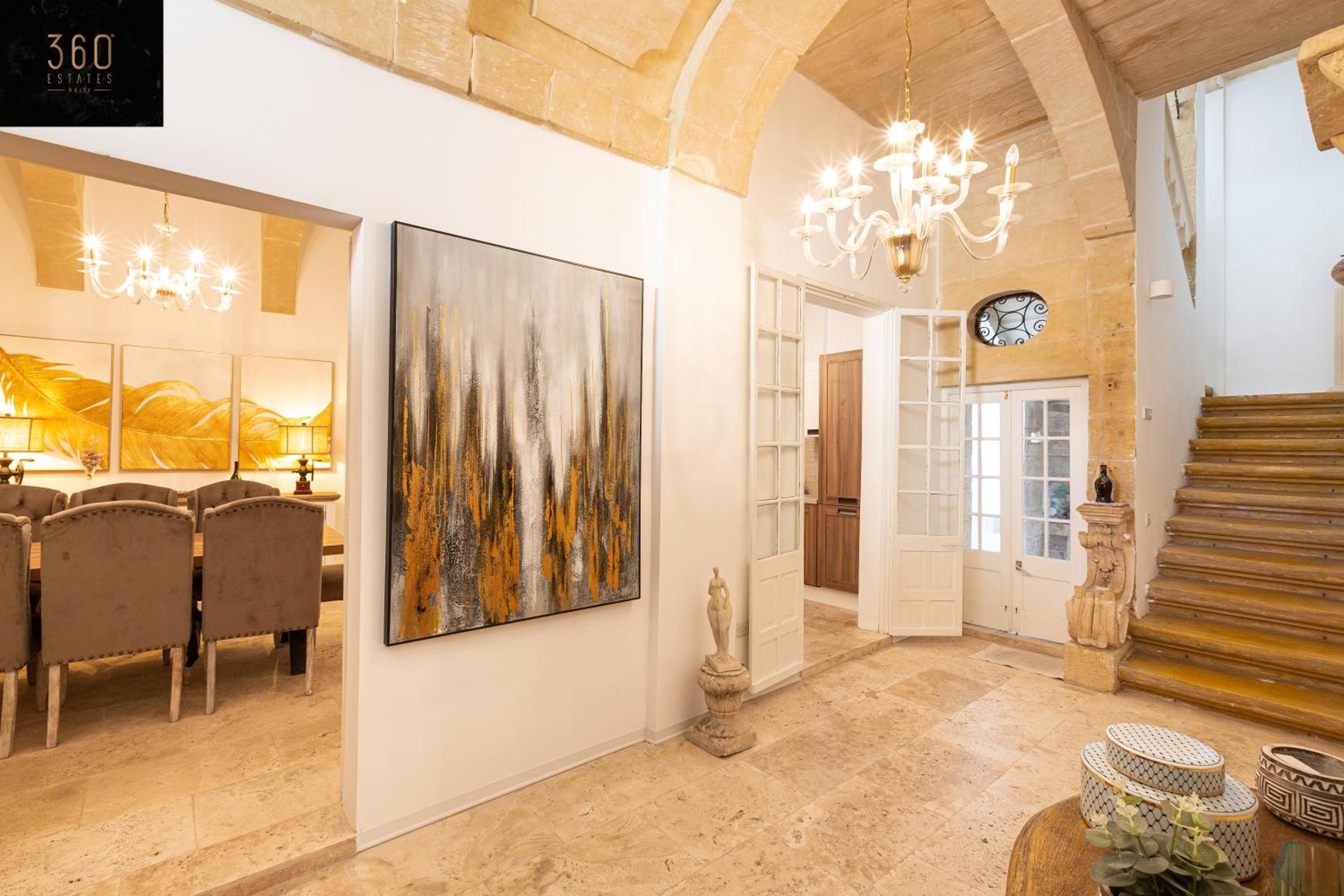 Palazzo EL Cattedrale in historic MDINA by 360 Estates view 4