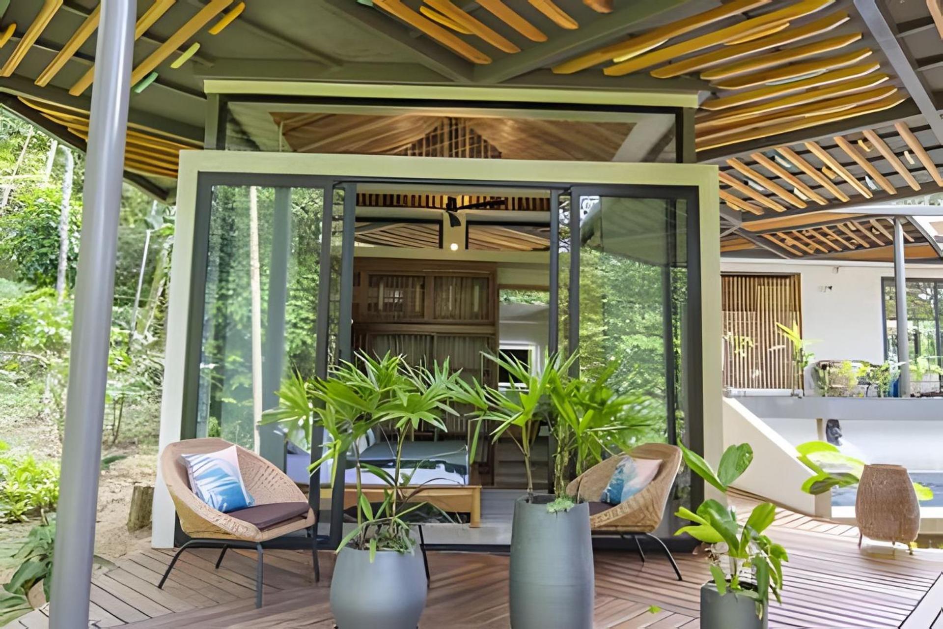 Luxury Jungle Villa with Open-Air Baths and Pool