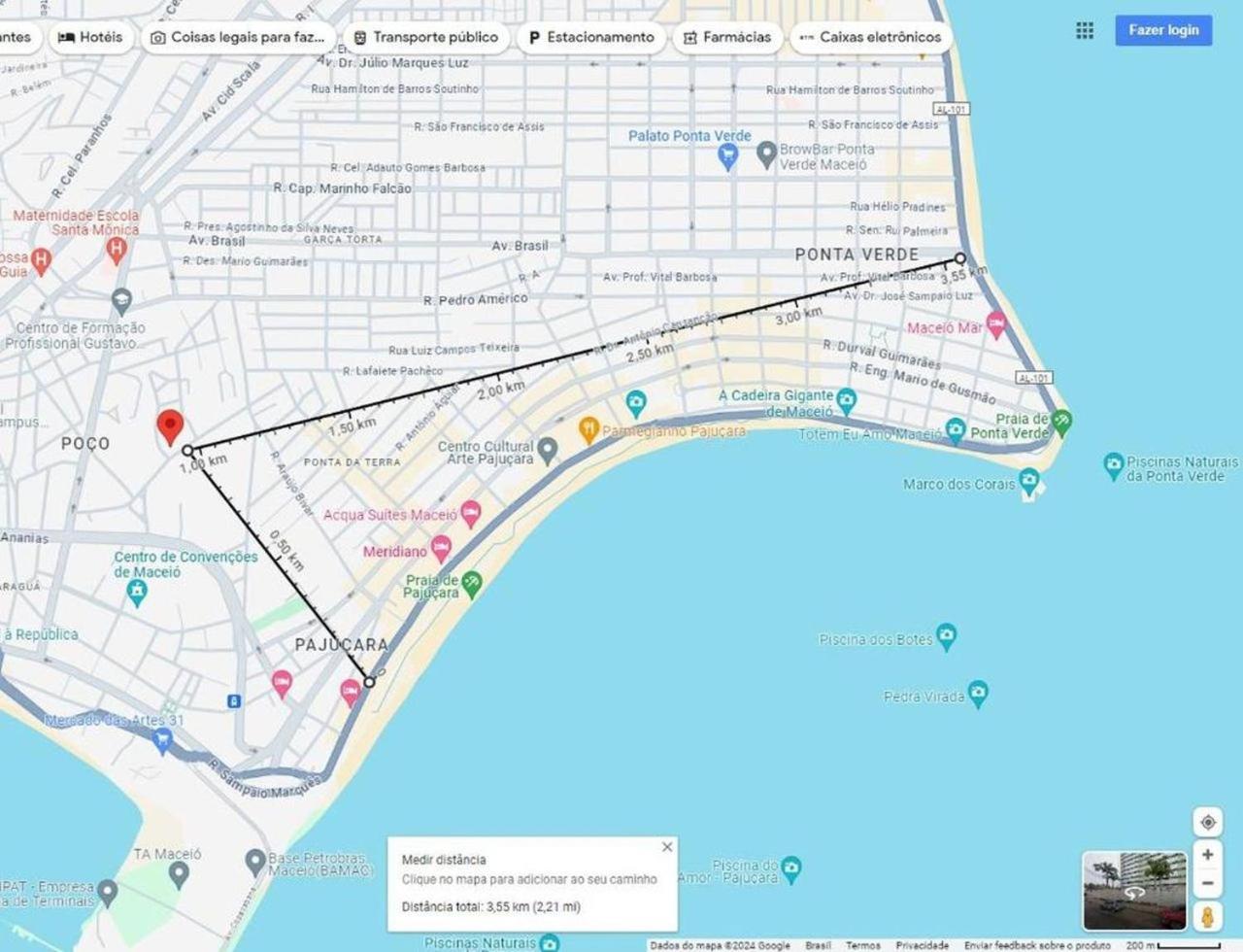 Apartamento em Maceió com vista para o mar