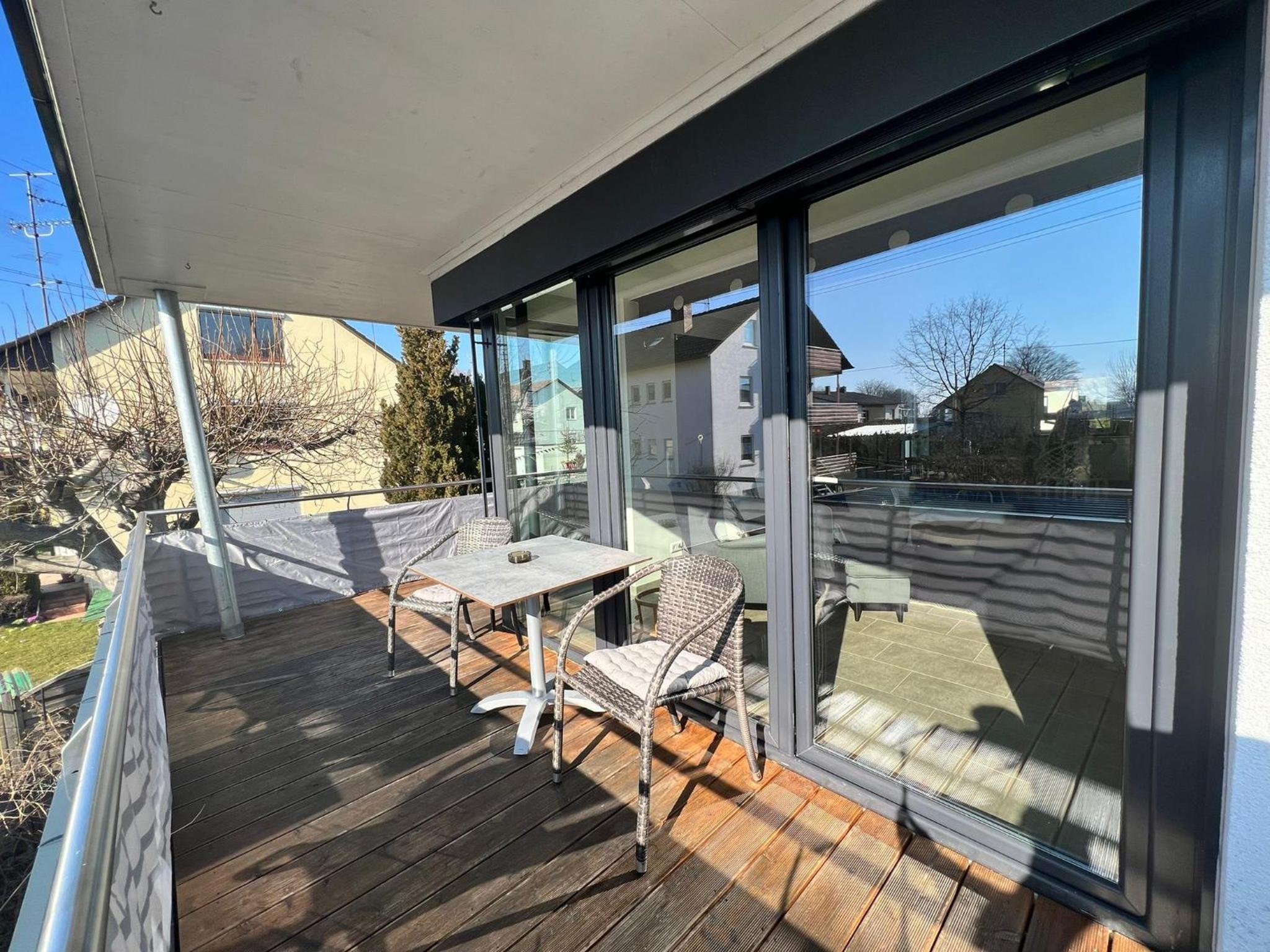 Sonnenschein en Stetten — balance & terrace