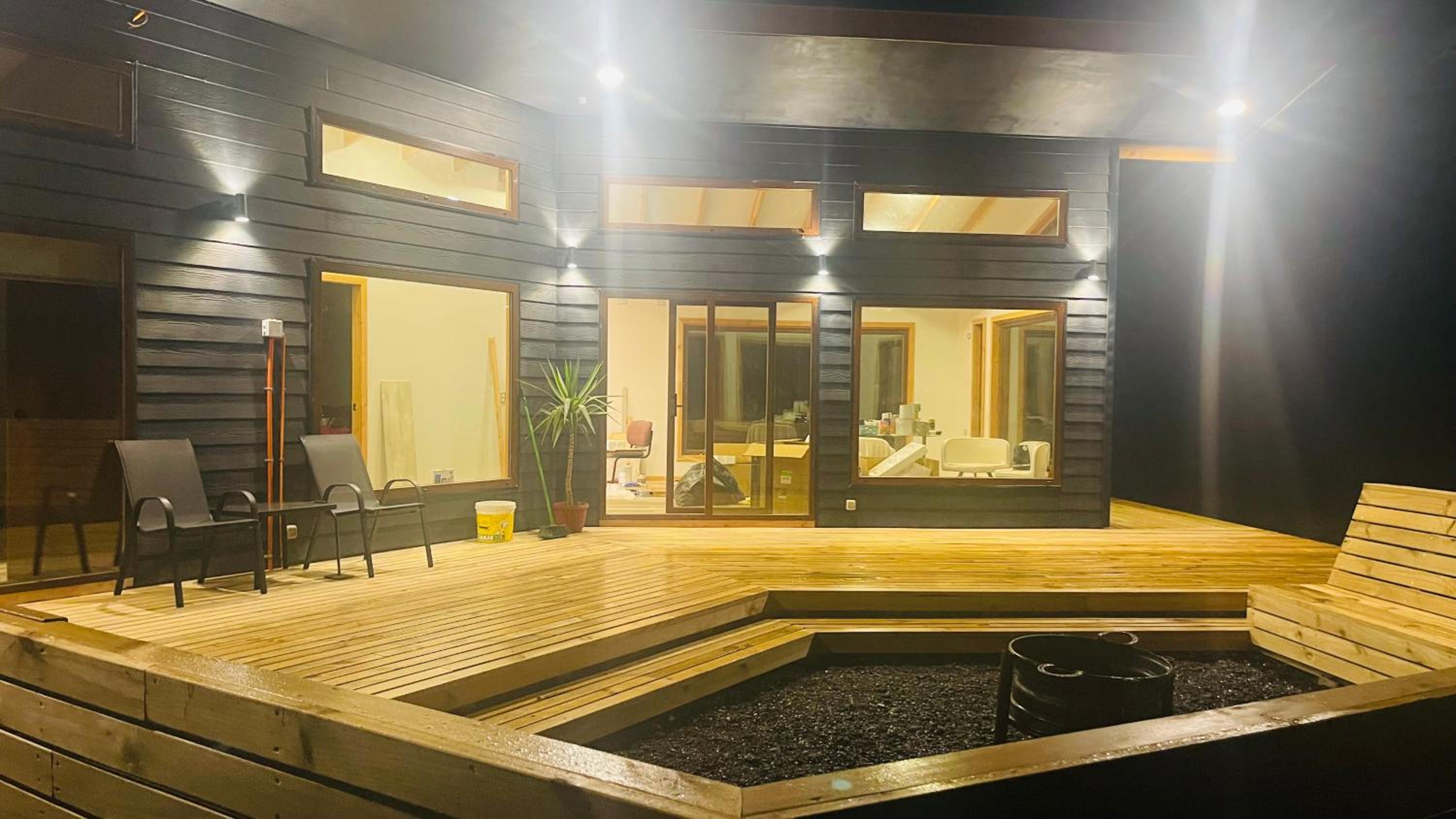 Casa en el bosque-tinaja