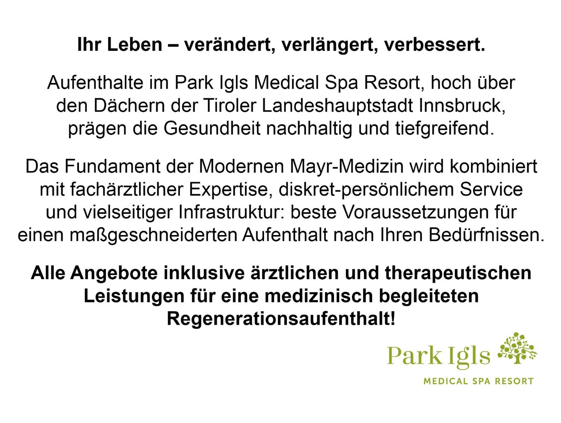 Park Igls - Medical Spa Resort