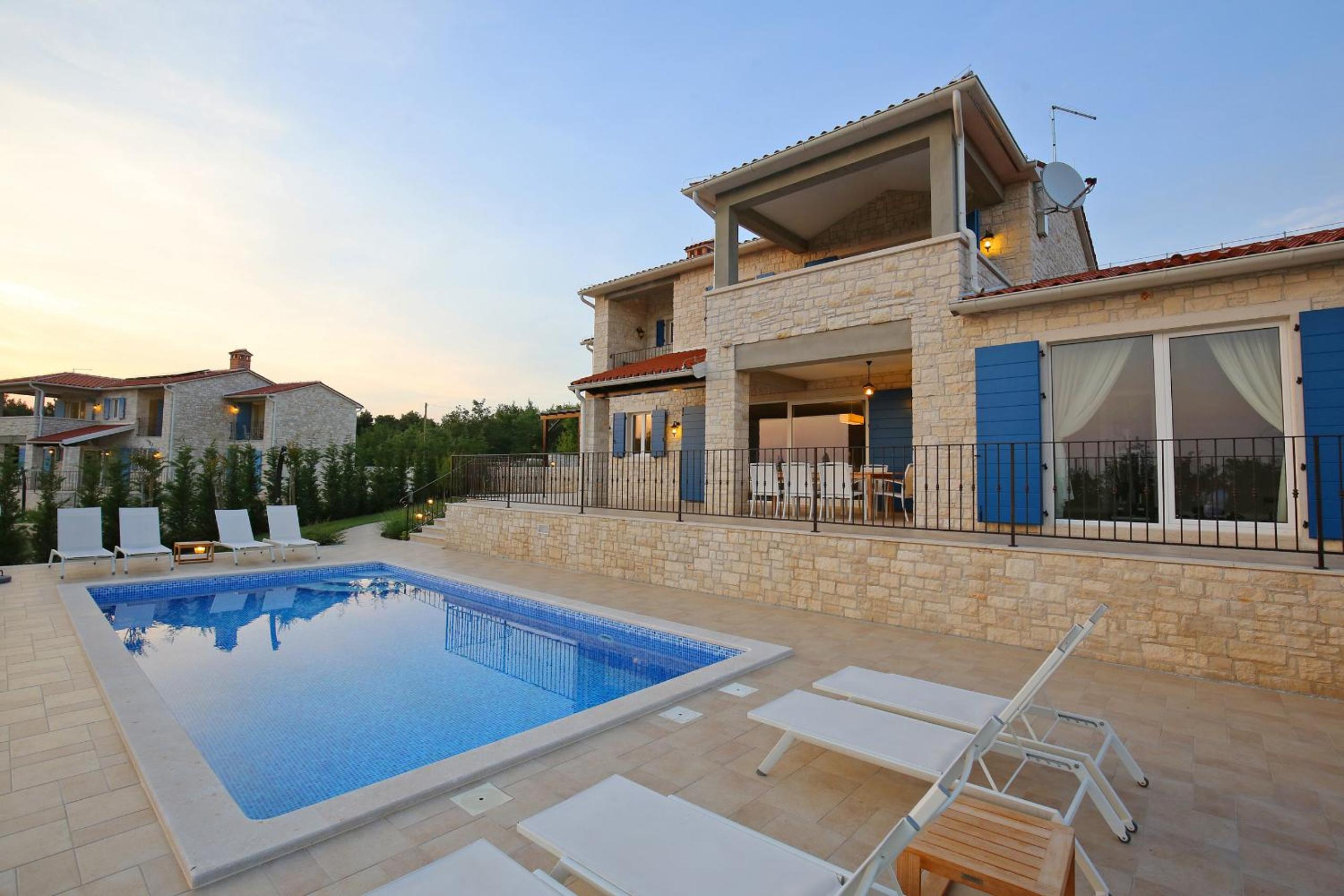Villa Babudri near Poreč for 10 people with jacuzzi & spa