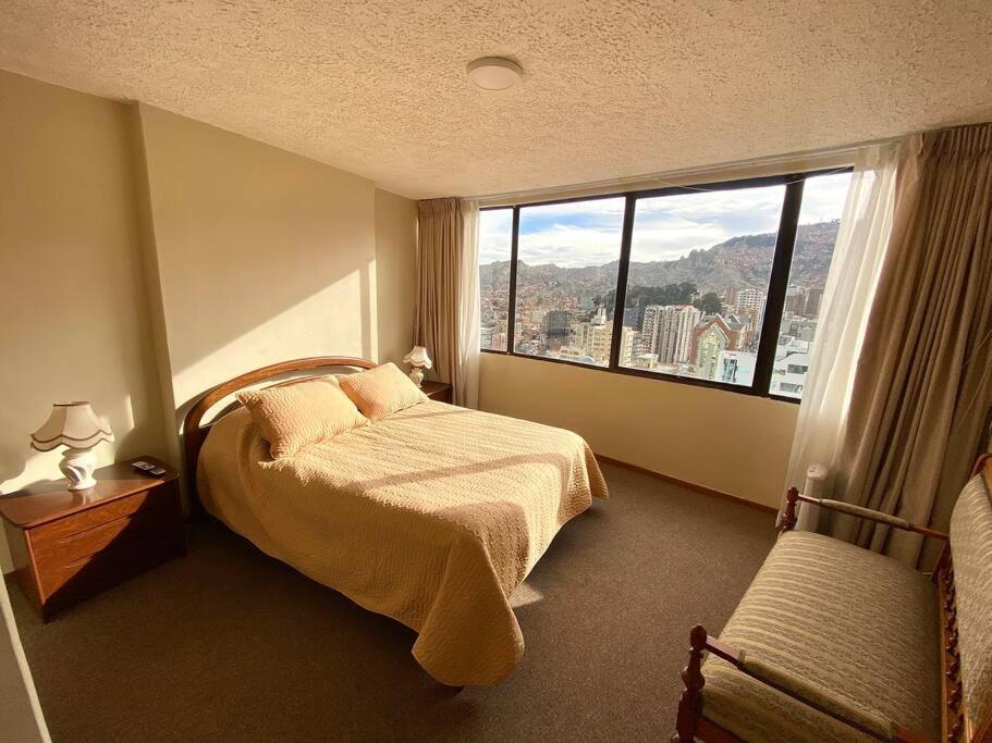 Dept. Céntrico en La Paz con bella vista