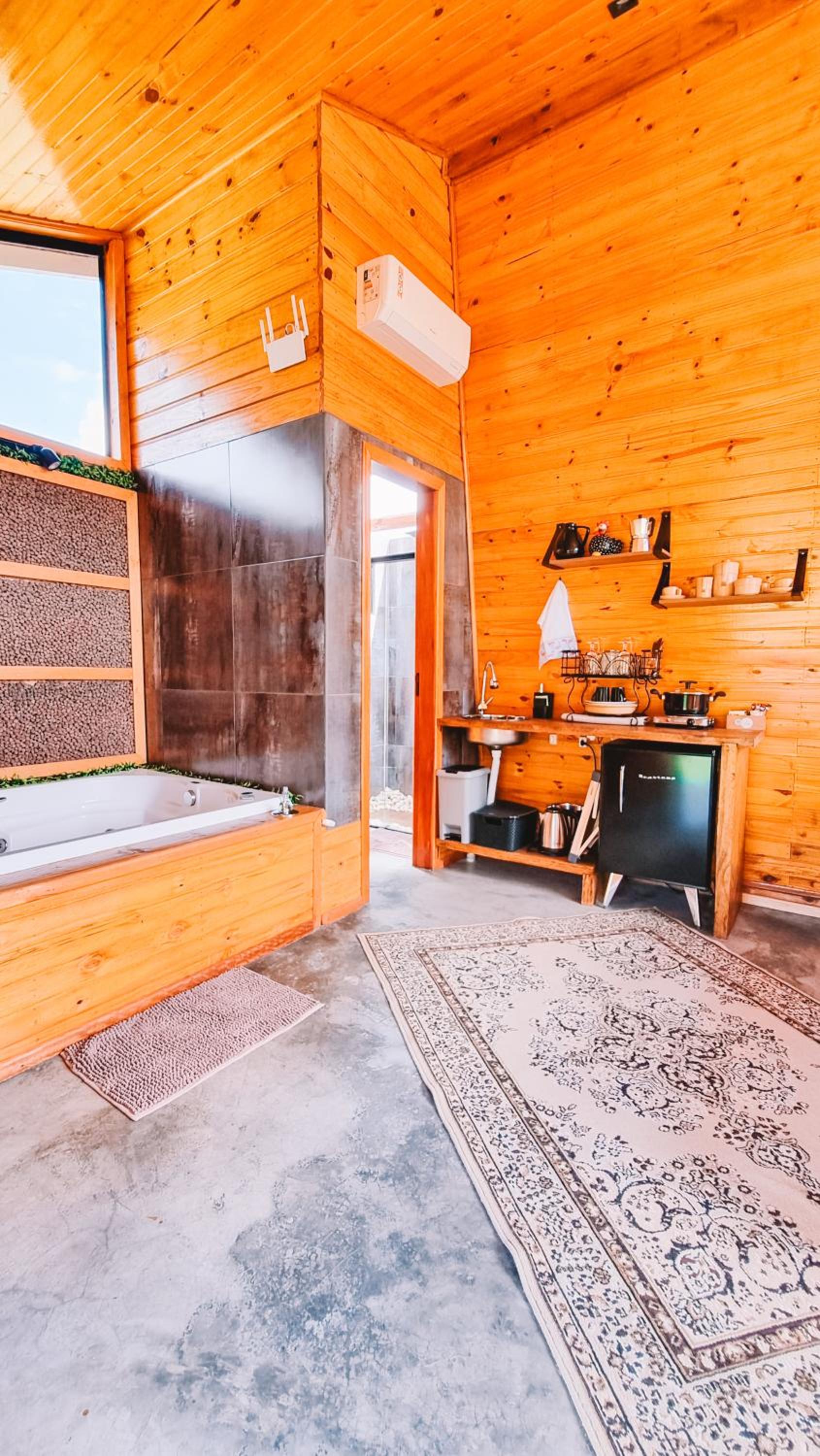 Sand River - Cabanas com românticas hidromassagem entre Urubici e Urupema