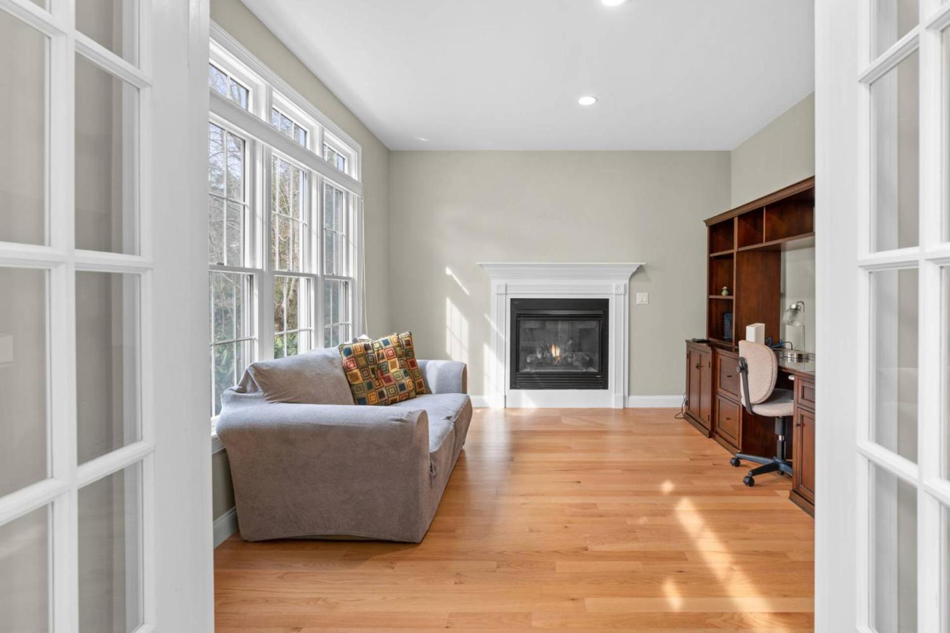 4BR Mashpee Retreat with fireplace view 5