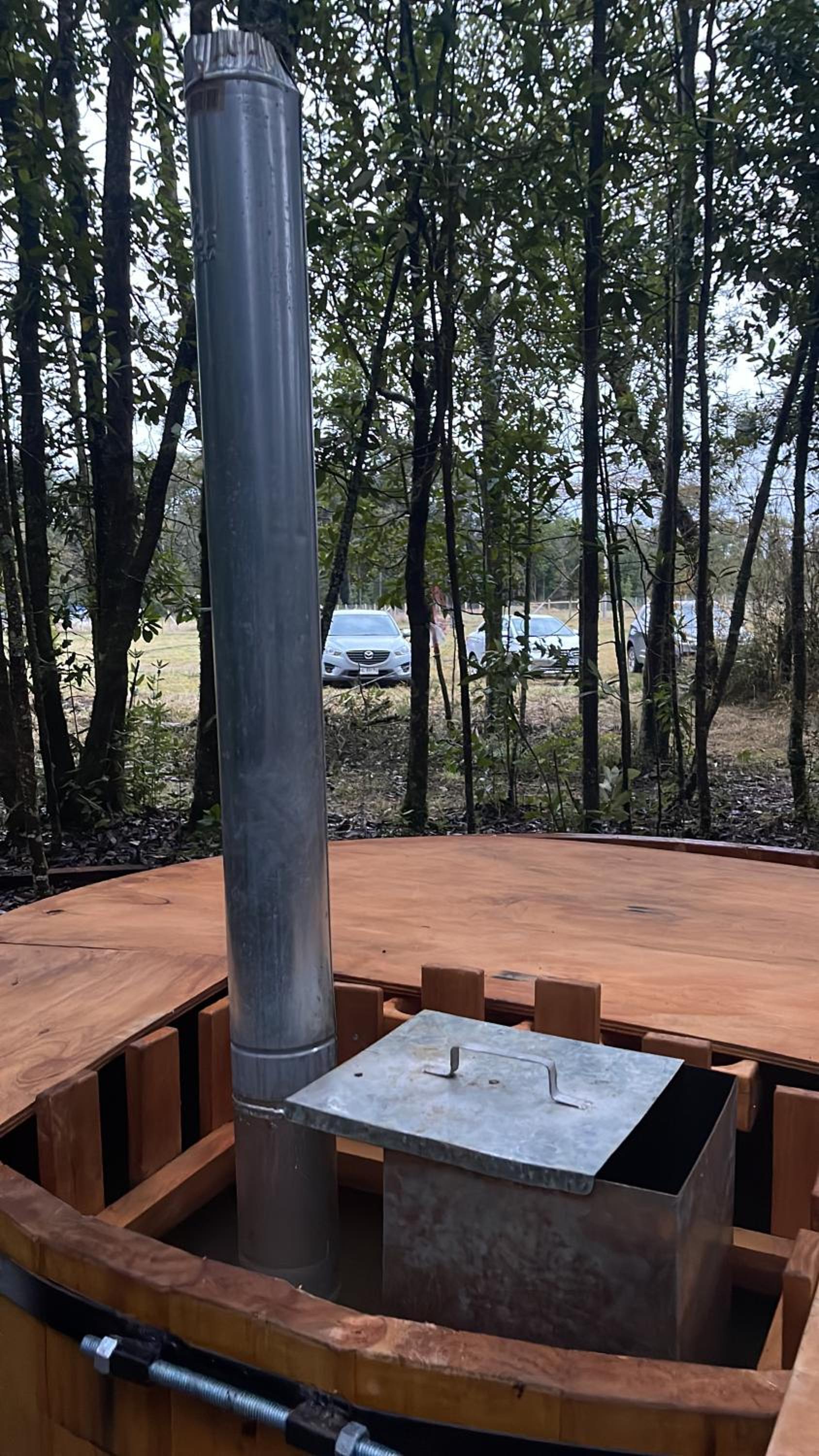 Casa en el bosque-tinaja