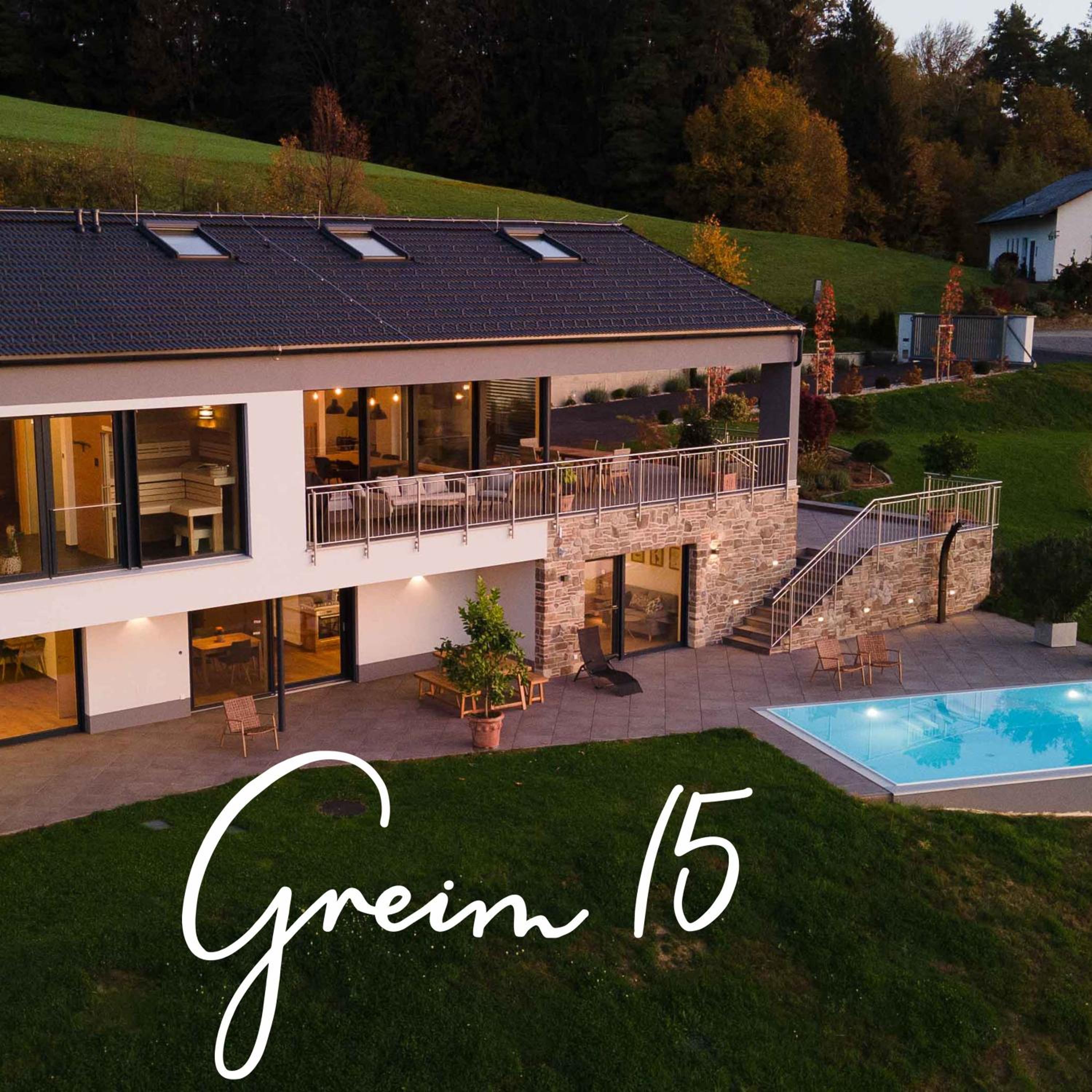 Greim15 --- ganzes Ferienhaus mit Fernsicht, Pool, Wellness