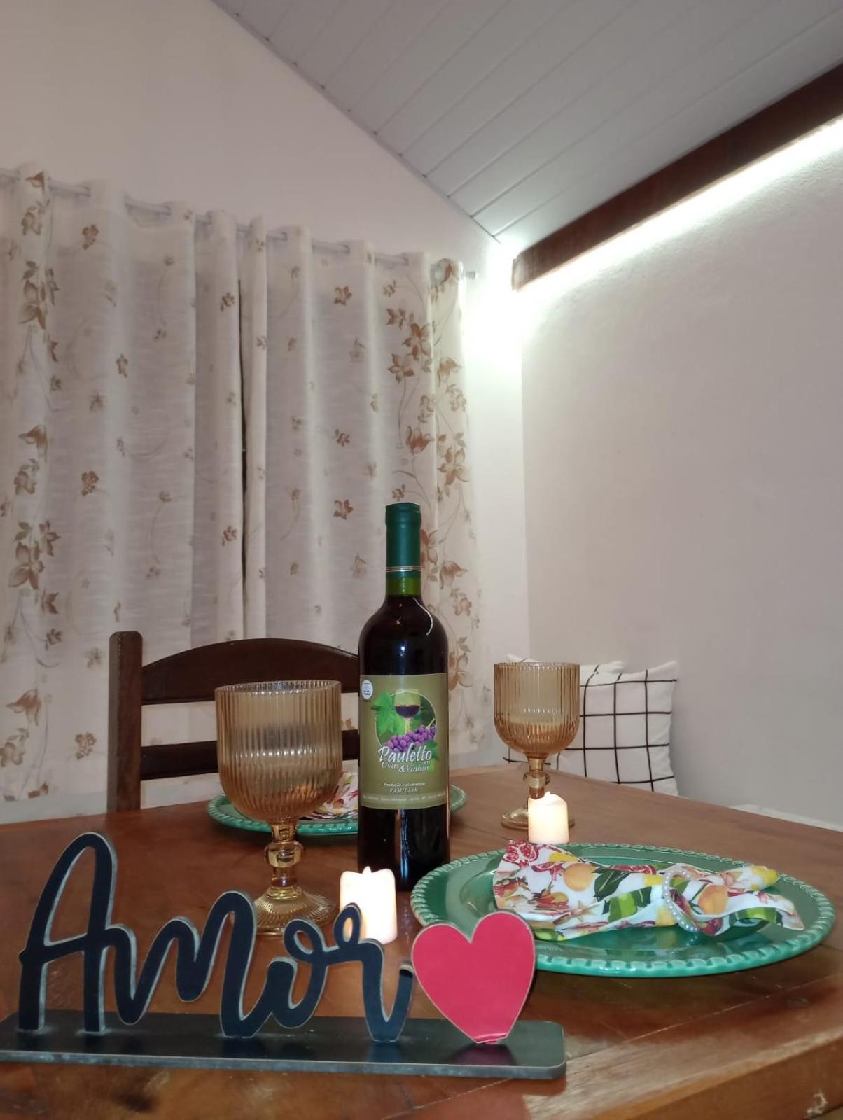 Casa da Vovó na Pousada Sitio Pauletto - com Cozinha, Churrasqueira e Decoração