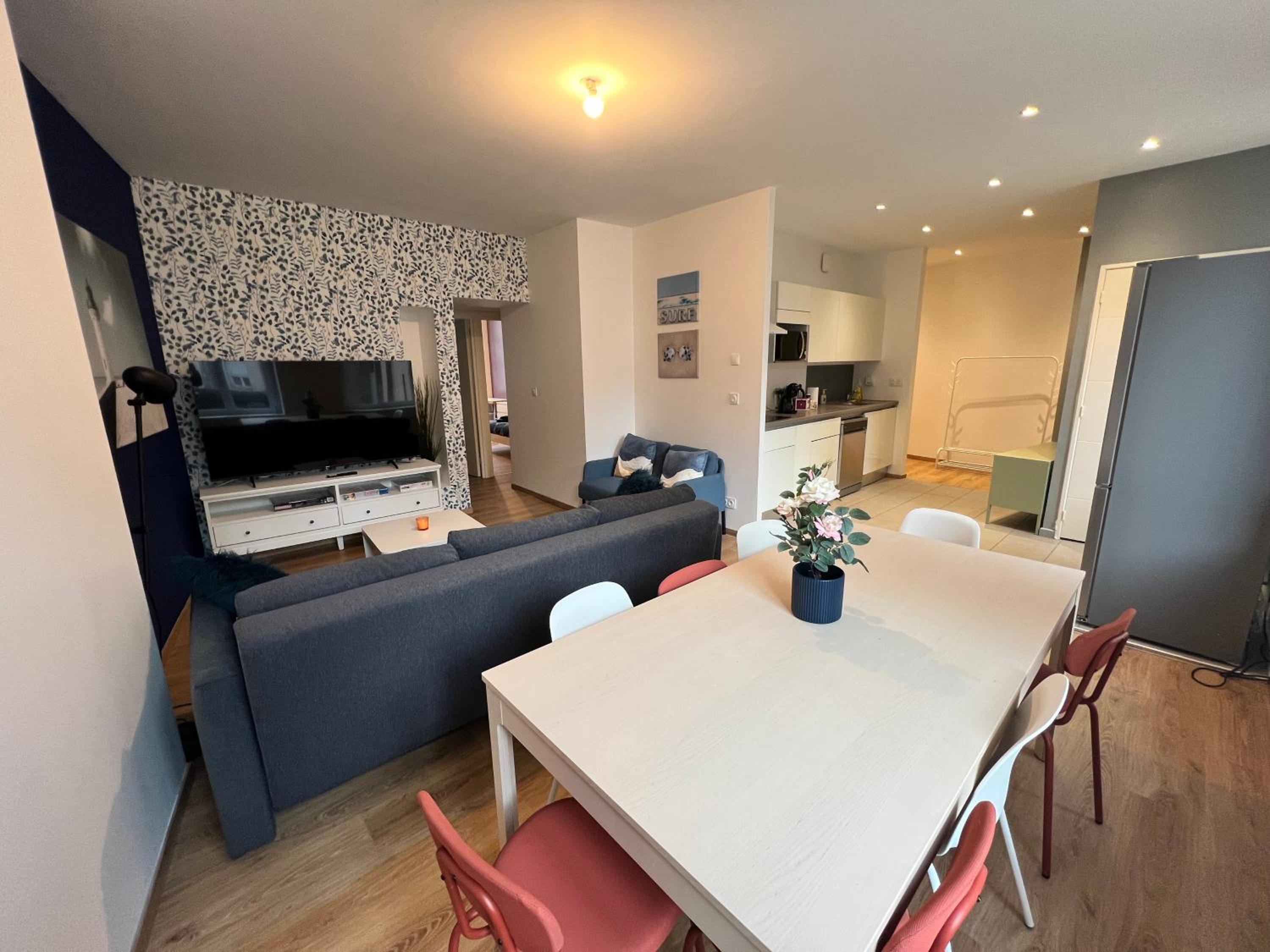 24 CHIC & COSY GRAND APPART 88m2 PARKING GRATUIT HYPERCENTRE NETFLIX