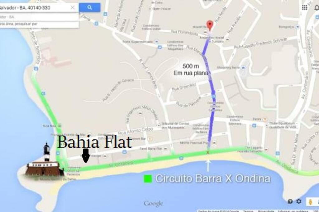 Flat na Barra - Frente a Praia - Circuito do Carnaval