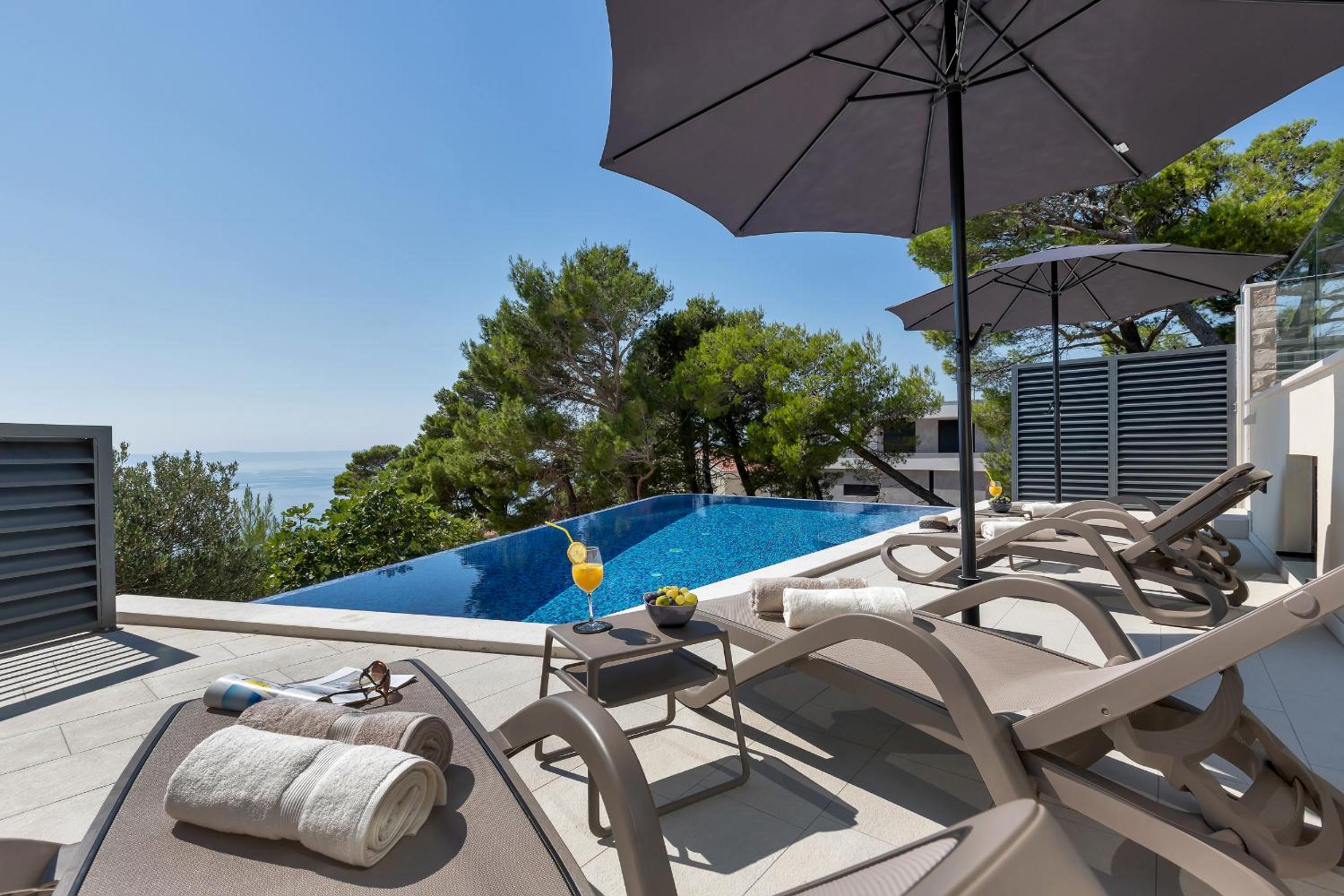 Luxury Villa Bašak with Infinity Pool and Sea View view 4