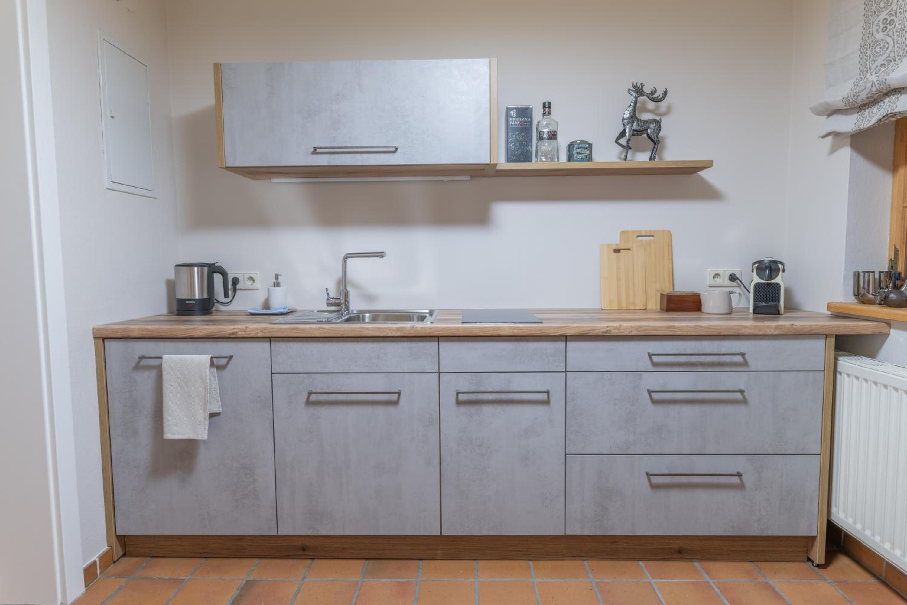 Modernes Apartment in altem Bauernhaus