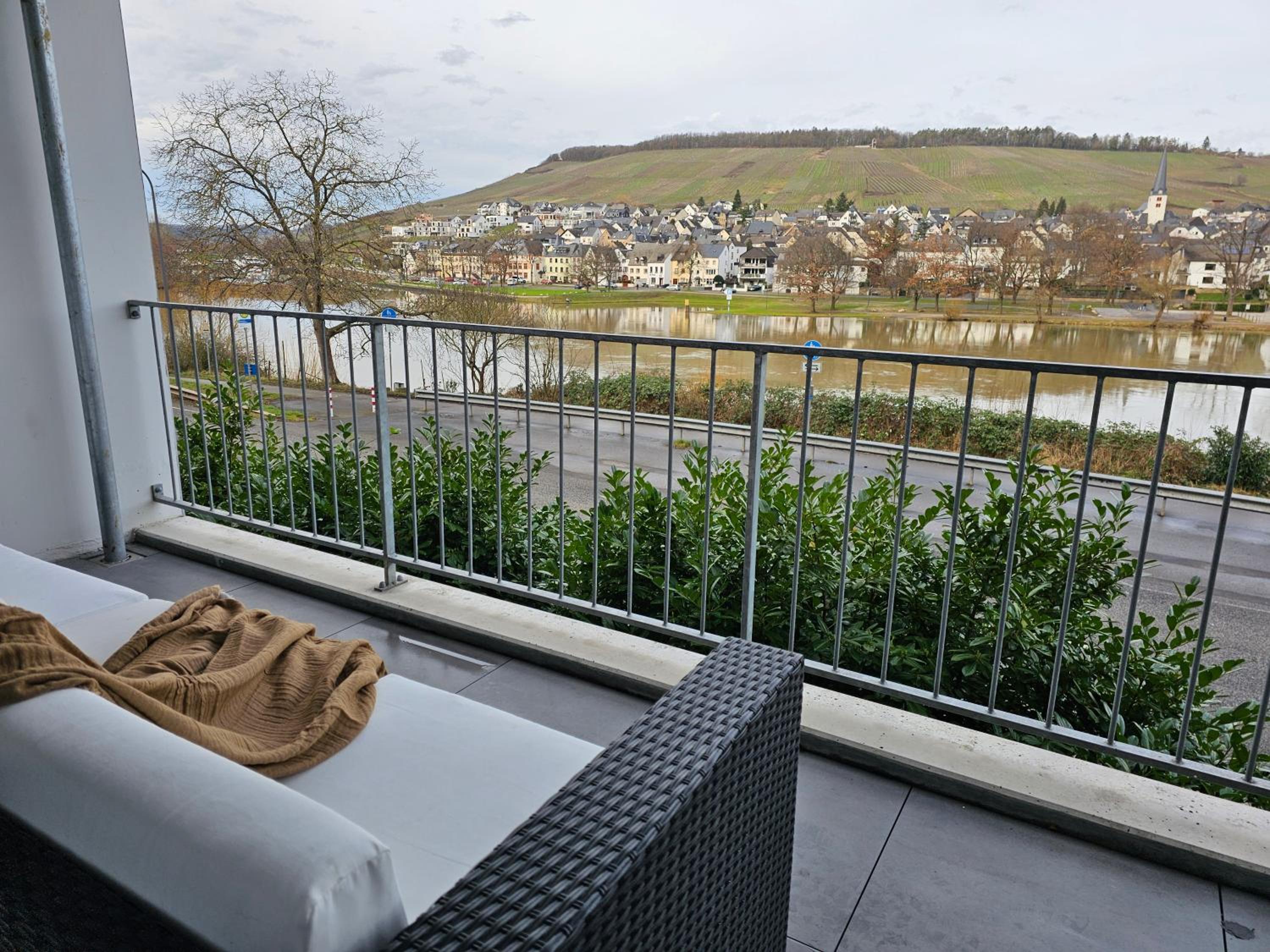 Elegant Apartment with Direct River View, Balcony and Parking in Bernkastel-Kues