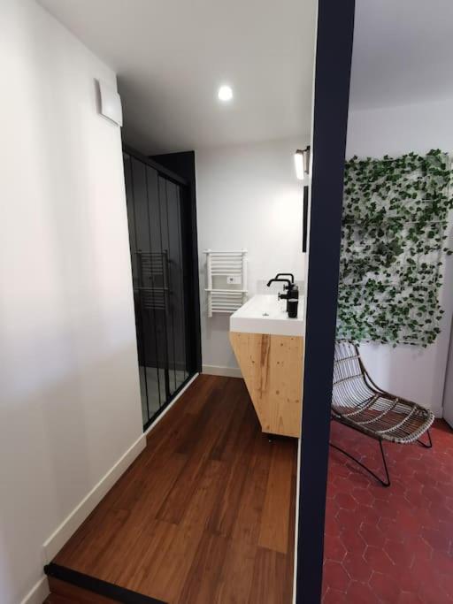 Soleil poudré appartement 1 chambre, pièce de vie climatisée, parking, terrasse