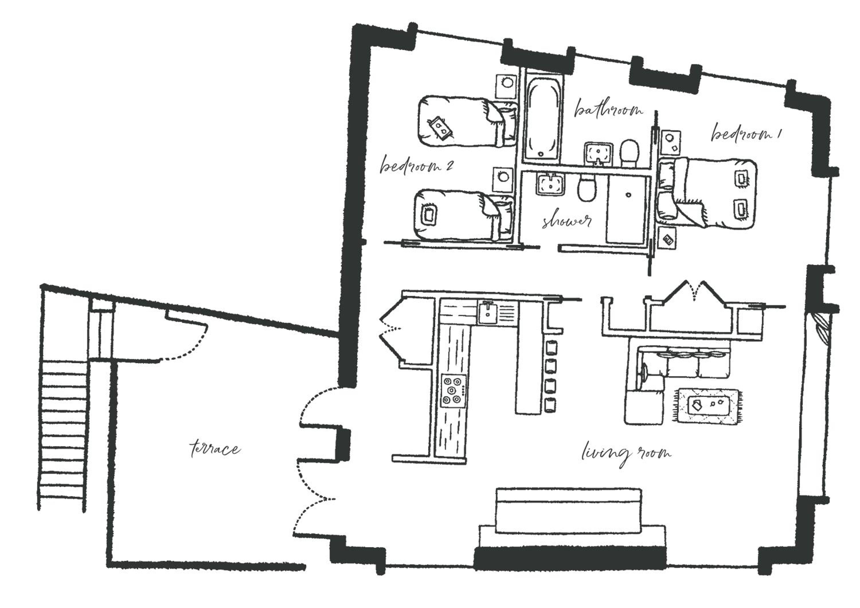 Crabshell Apartment