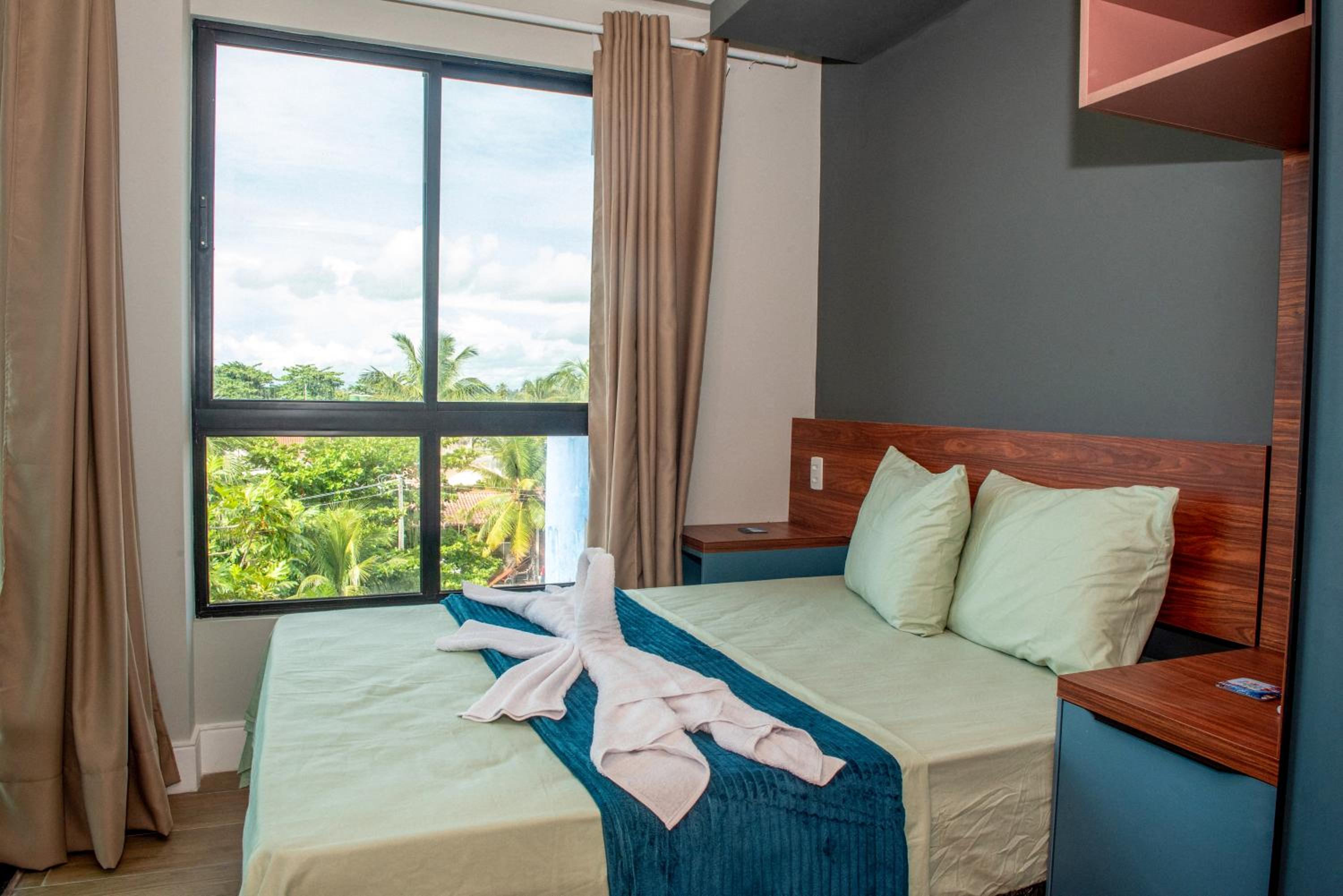 Apto a 150m da praia, Rooftop com piscina & sauna em Porto de Galinhas