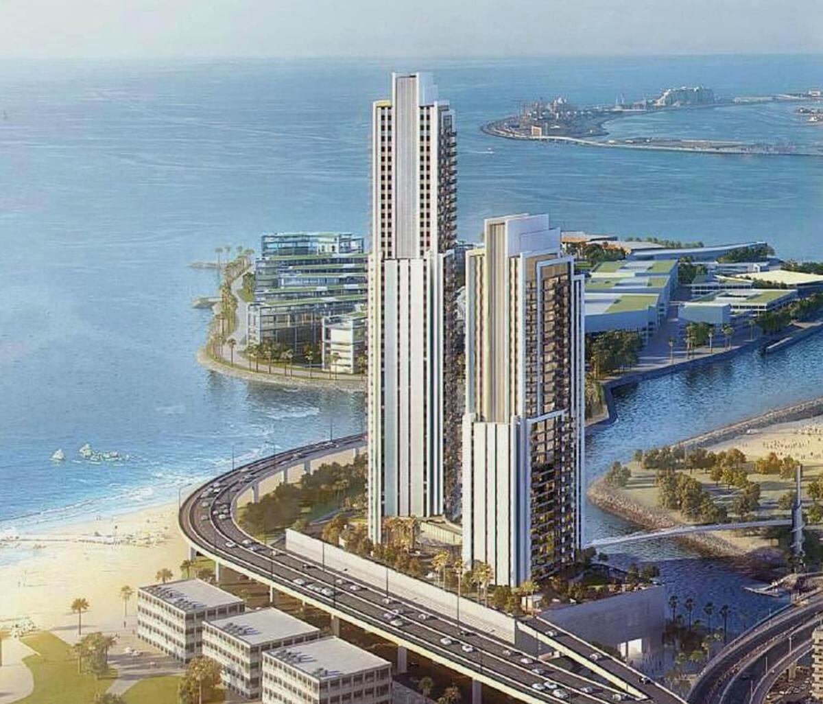 Silkhaus with marina & beach view 1BDR near Bluewaters Island