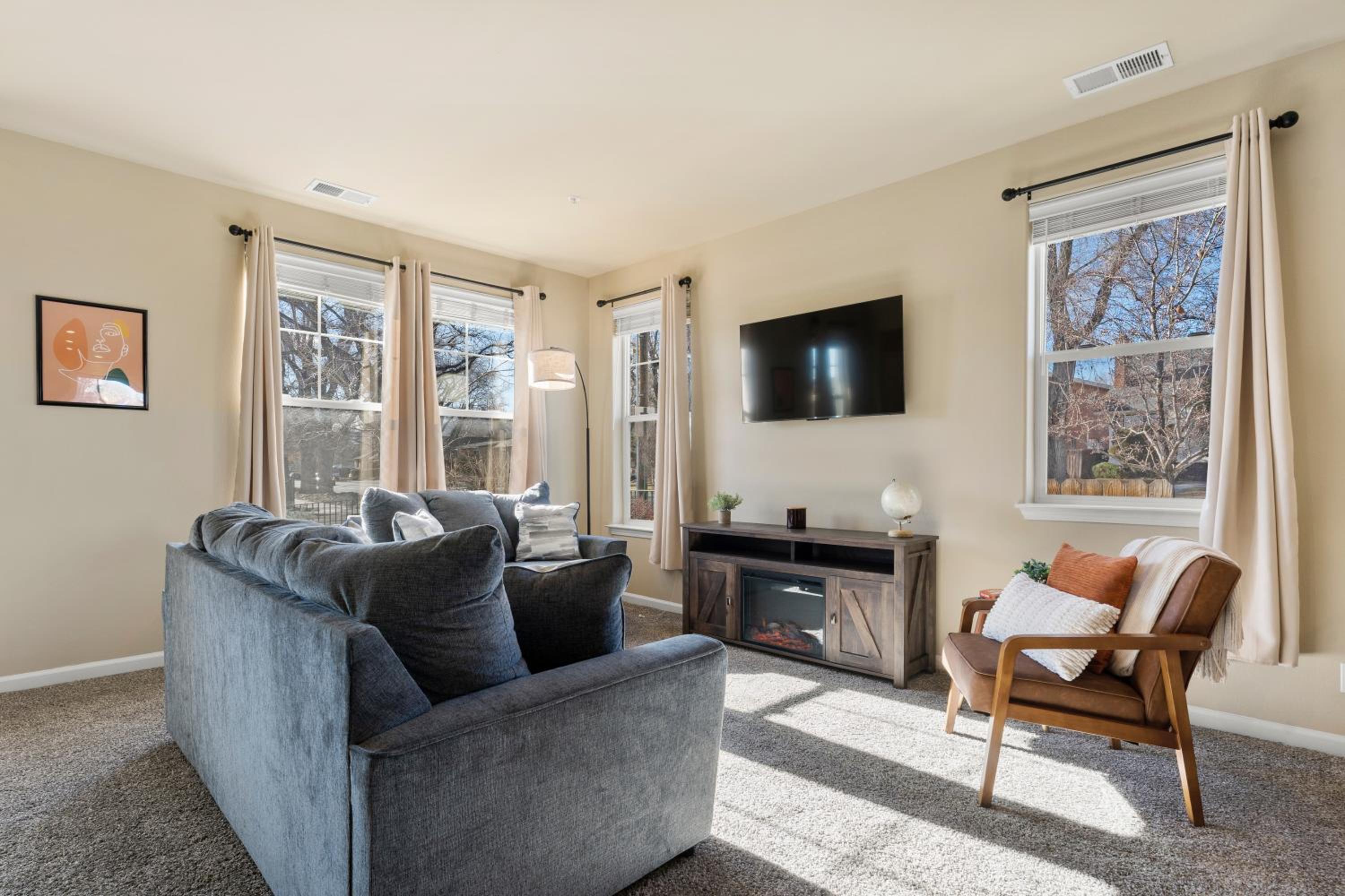 MidTown Hideaway Fire Pit and King Beds view 5