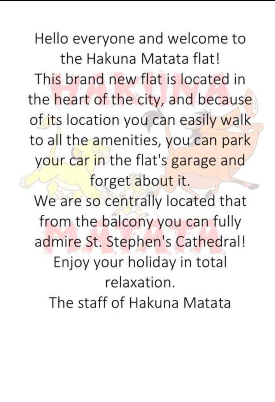 Appartamento Hakuna Matata